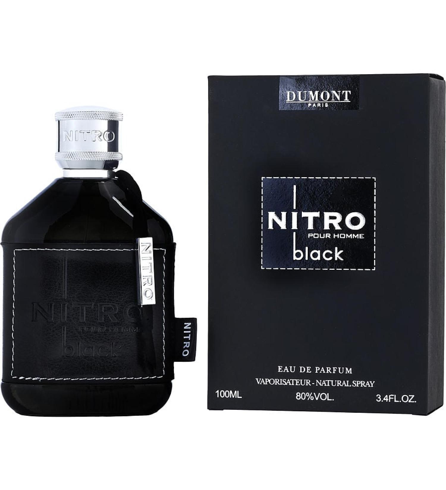 NITRO BLACK POUR HOMME by Dumont Paris - EAU DE PARFUM SPRAY 3.4 OZ - MEN