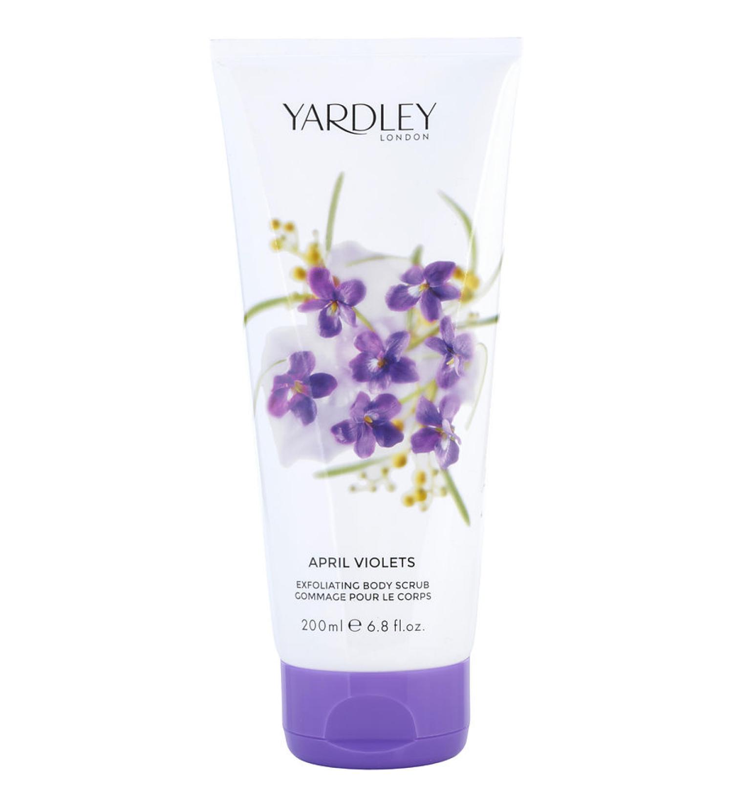 YARDLEY APRIL VIOLETS EXFOLIATING by Yardley - BODY SCRUB 6.8 OZ - WOMEN