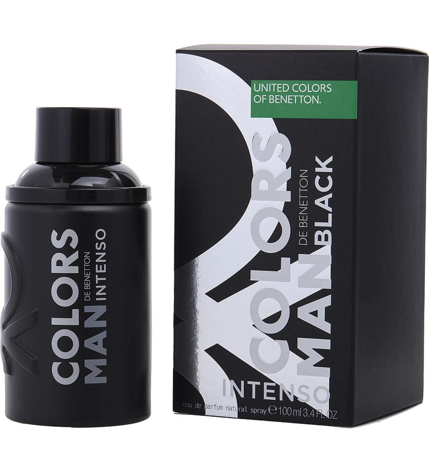 COLORS DE BENETTON BLACK INTENSO by Benetton - EAU DE PARFUM SPRAY 3.4 OZ - MEN