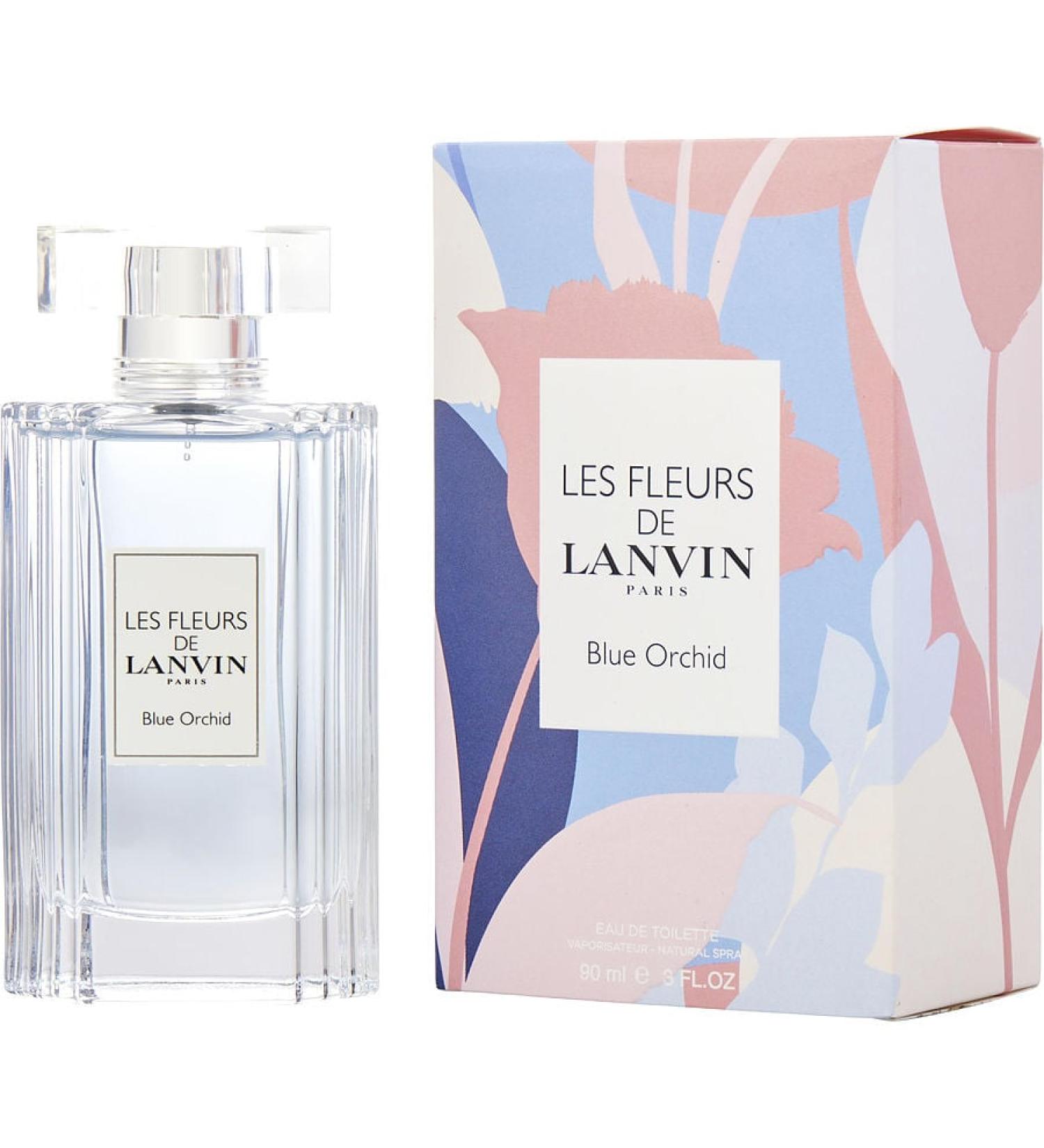 LES FLEURS DE LANVIN BLUE ORCHID by Lanvin - EDT SPRAY 3 OZ - WOMEN