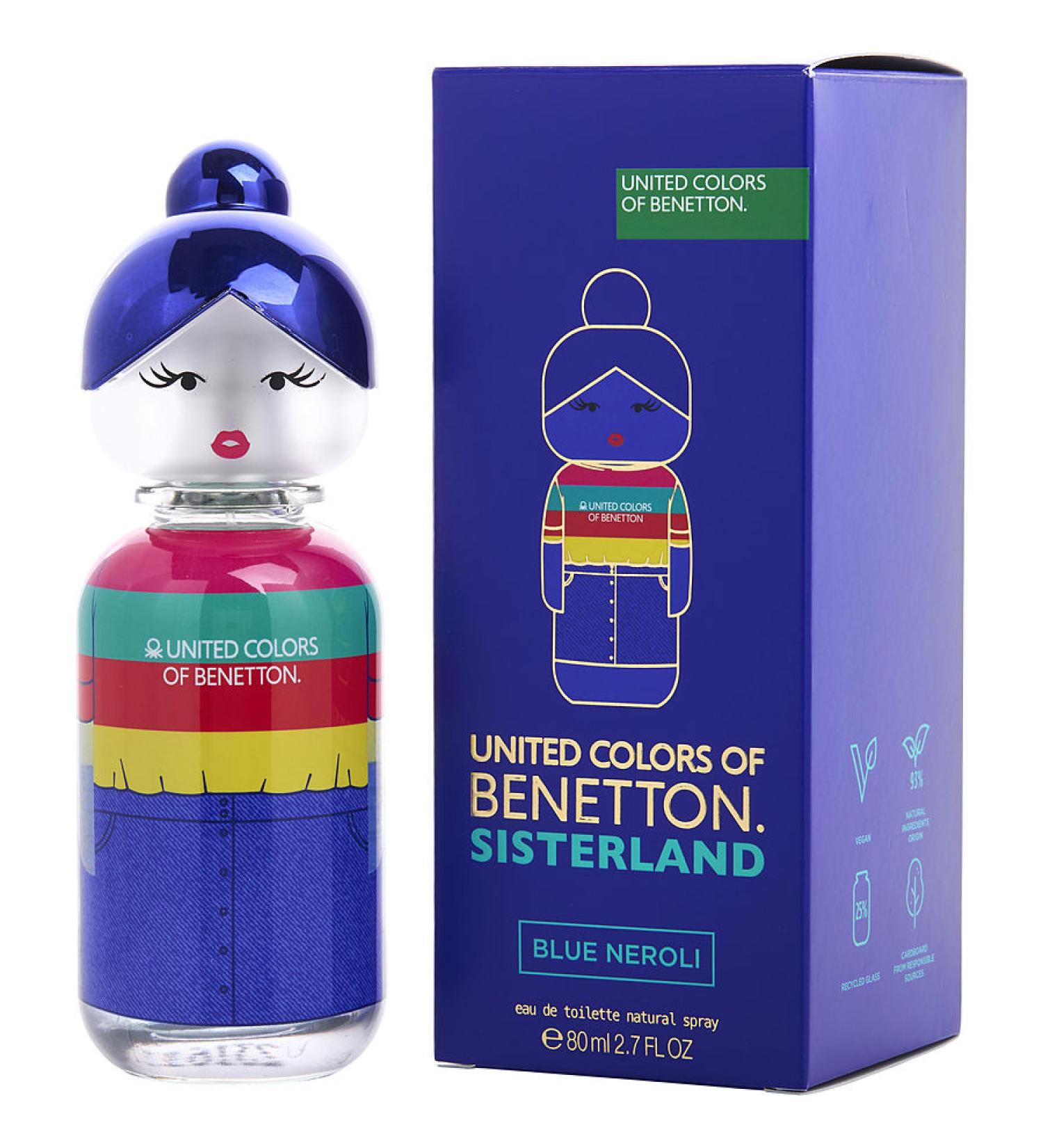 BENETTON SISTERLAND BLUE NEROLI by Benetton - EDT SPRAY 2.7 OZ - WOMEN