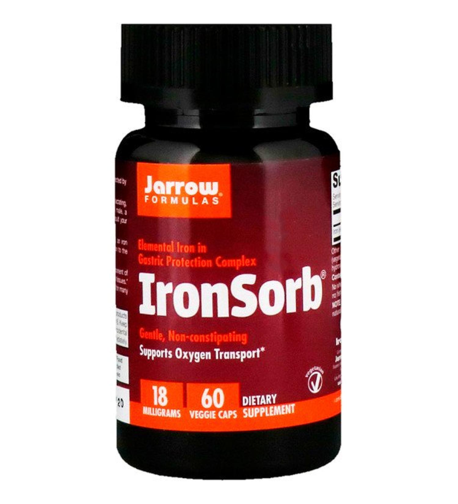 Jarrow Formulas IronSorb 18 mg 60 Veggie Caps