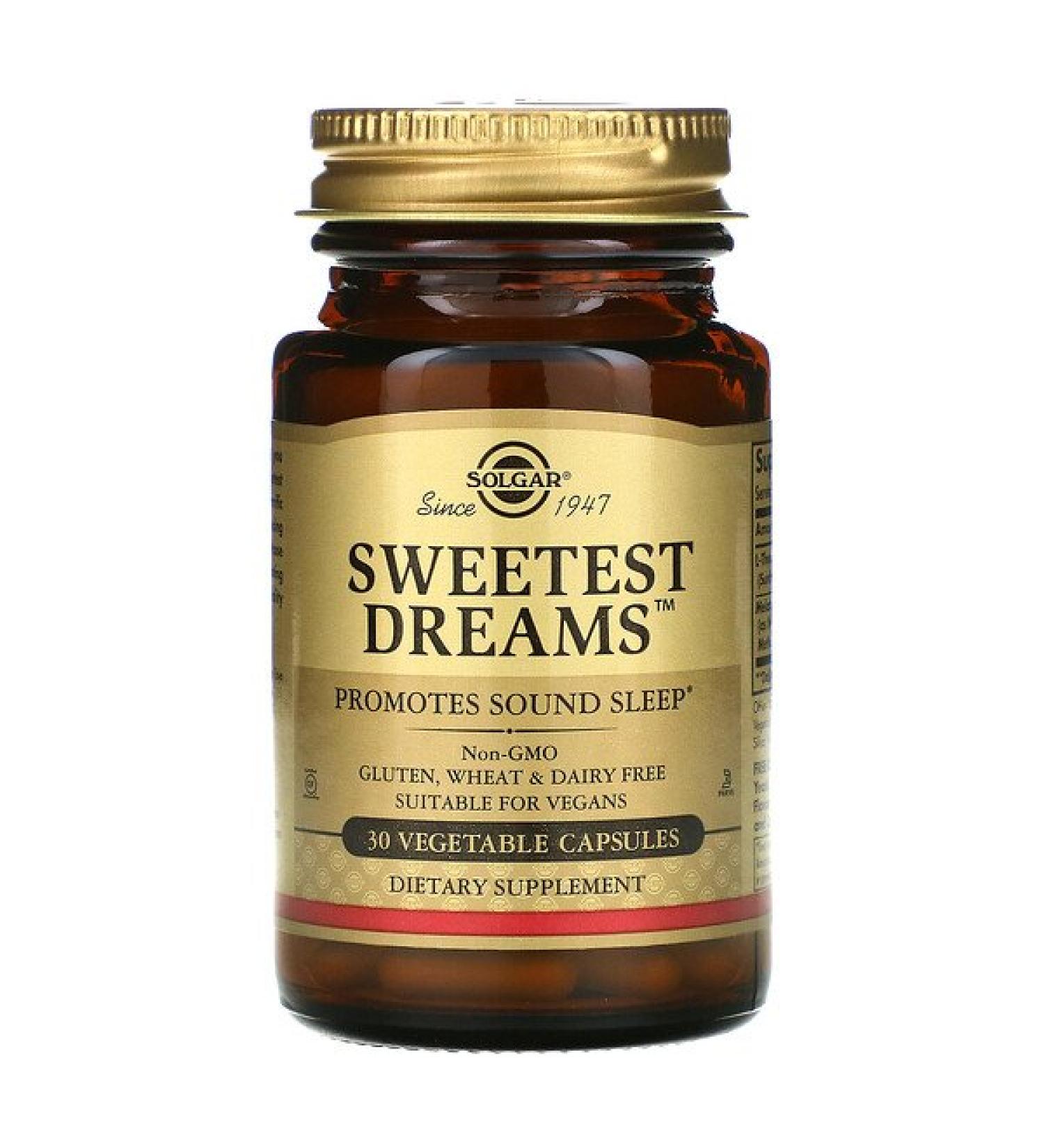 Solgar Sweetest Dreams 30 Vegetable Capsules