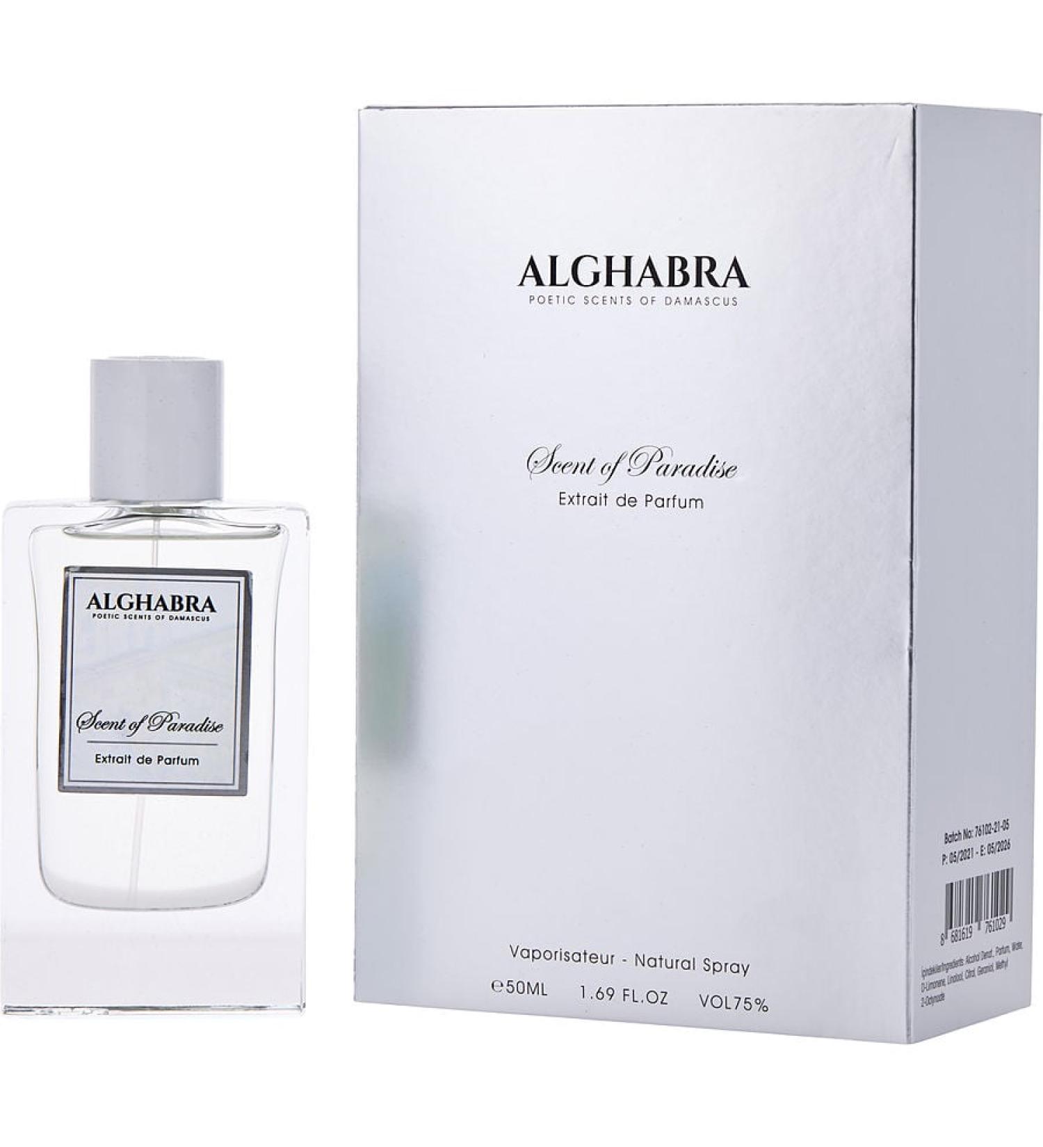 ALGHABRA SCENT OF PARADISE by Alghabra Parfums - EXTRAIT DE PARFUM SPRAY 1.69 OZ - UNISEX