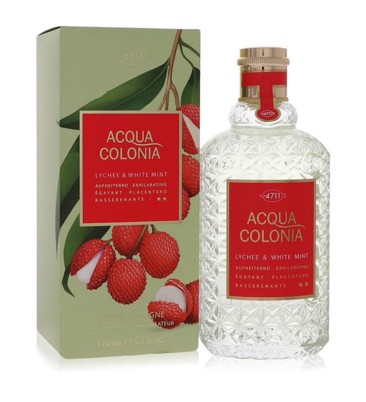 4711 Acqua Colonia Lychee & White Mint by 4711 Eau De Cologne Spray (unisex) 5.7 oz for Women