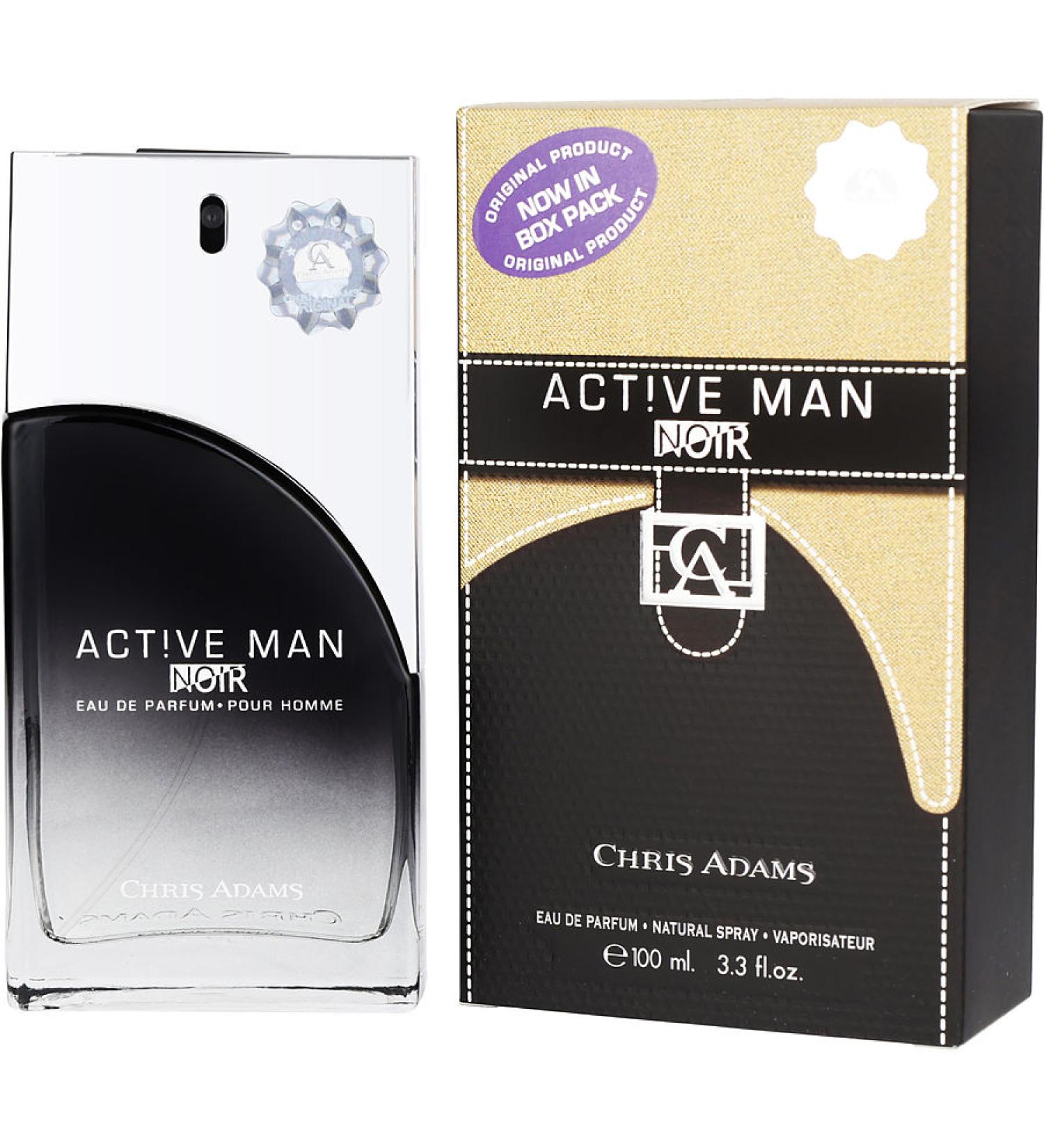 CHRIS ADAMS ACTIVE MAN NOIR by Chris Adams - EAU DE PARFUM SPRAY 3.4 OZ - MEN