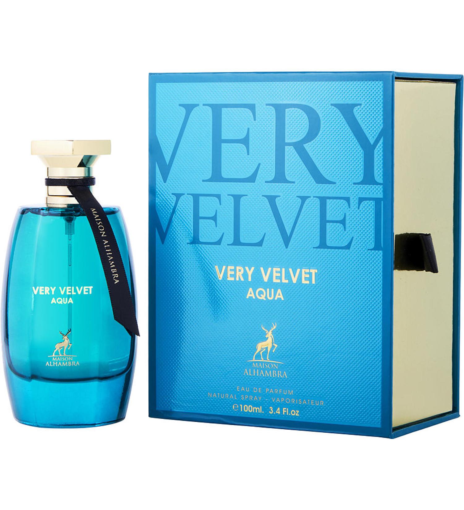 MAISON ALHAMBRA VERY VELVET AQUA by Maison Alhambra - EAU DE PARFUM SPRAY 3.4 OZ - WOMEN