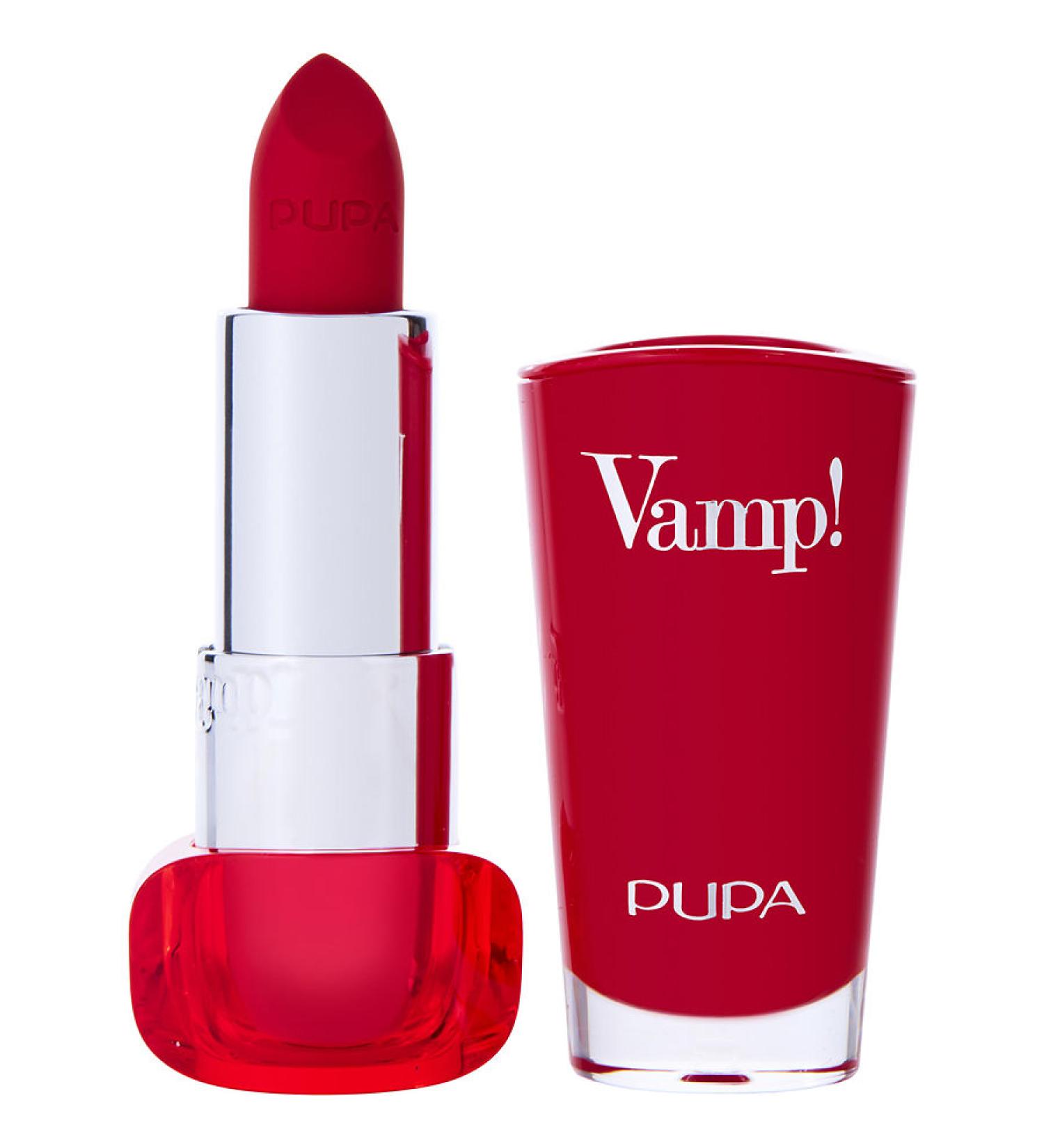 PUPA by Pupa Milano - Vamp! Extreme Colour Lipstick With Plumping Treatment - # 305 True Orange -3.5g/0.12oz - WOMEN