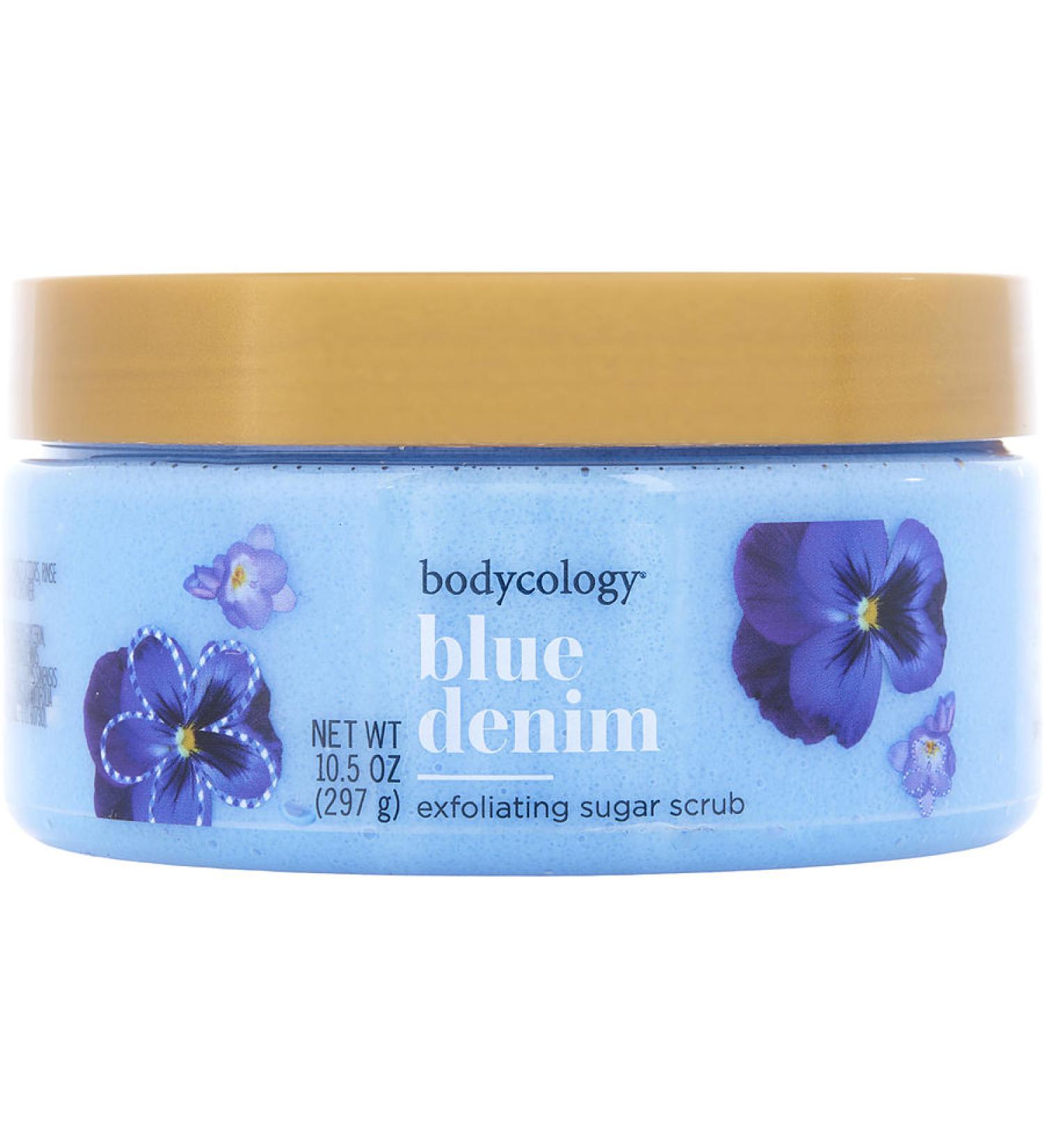 BODYCOLOGY BLUE DENIM by Bodycology - EXFOLIATING SUGAR SCRUB 10.5 OZ - WOMEN