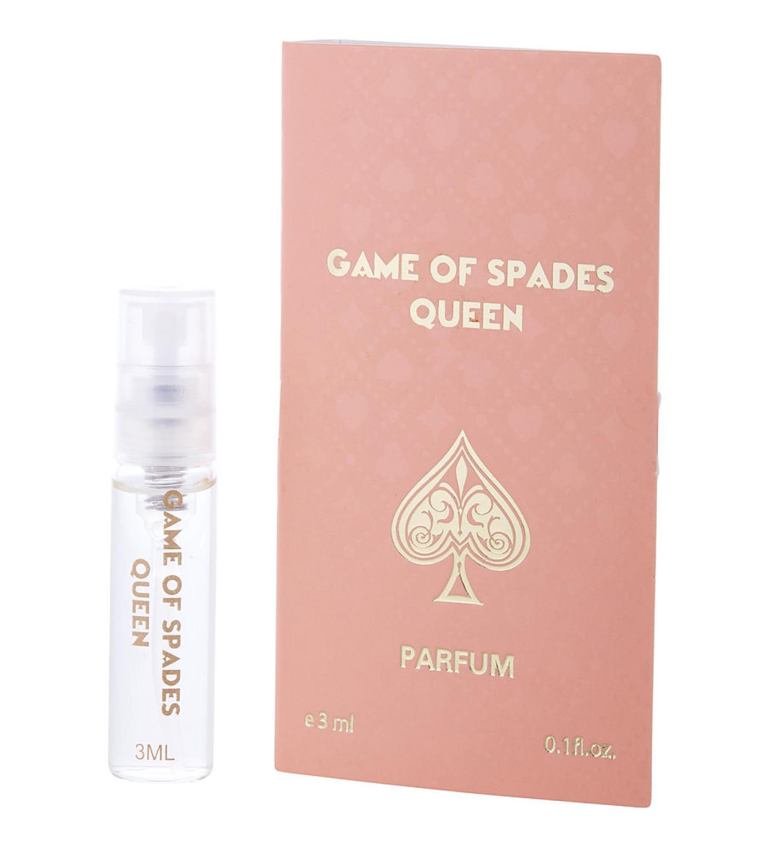 JO MILANO GAME OF SPADES QUEEN by Jo Milano - PARFUM SPRAY VIAL ON CARD - WOMEN
