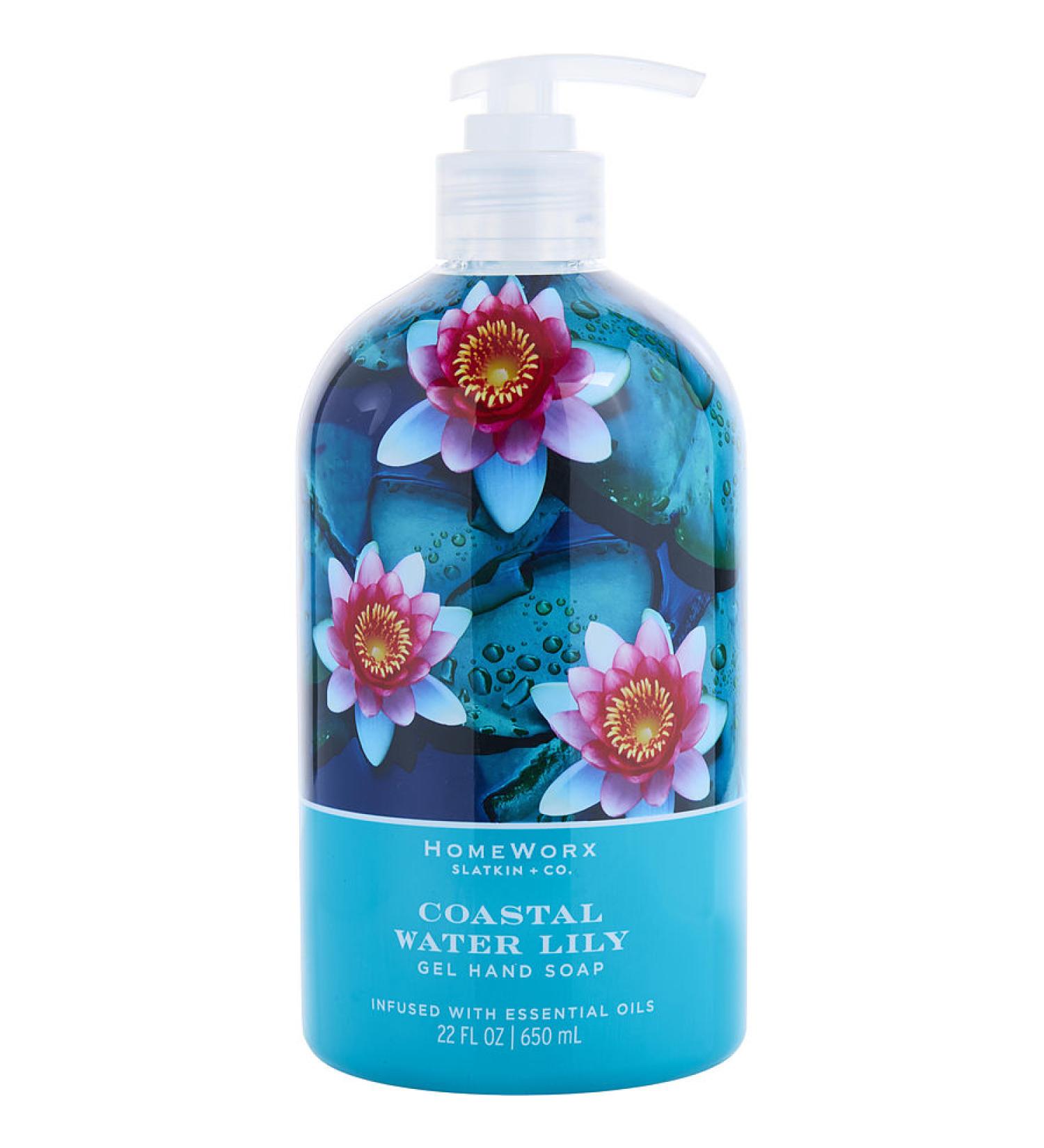 HOMEWORX COASTAL WATER LILY by Slatkin + Co. - GEL HAND SOAP 22 OZ - UNISEX
