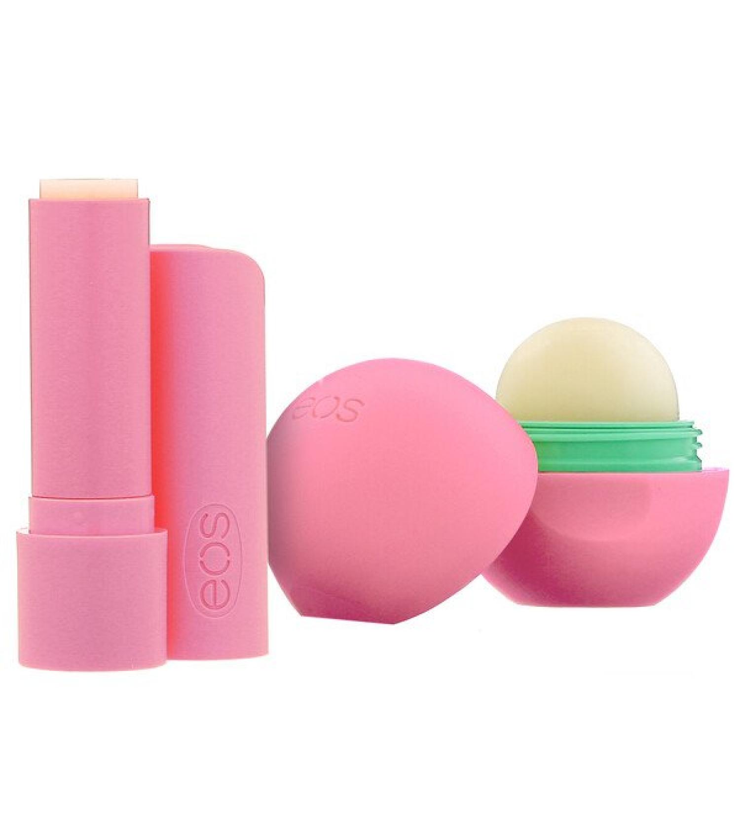 EOS 100% Natural Shea Lip Balm Strawberry Sorbet 2 Pack 0.39 oz (11 g)