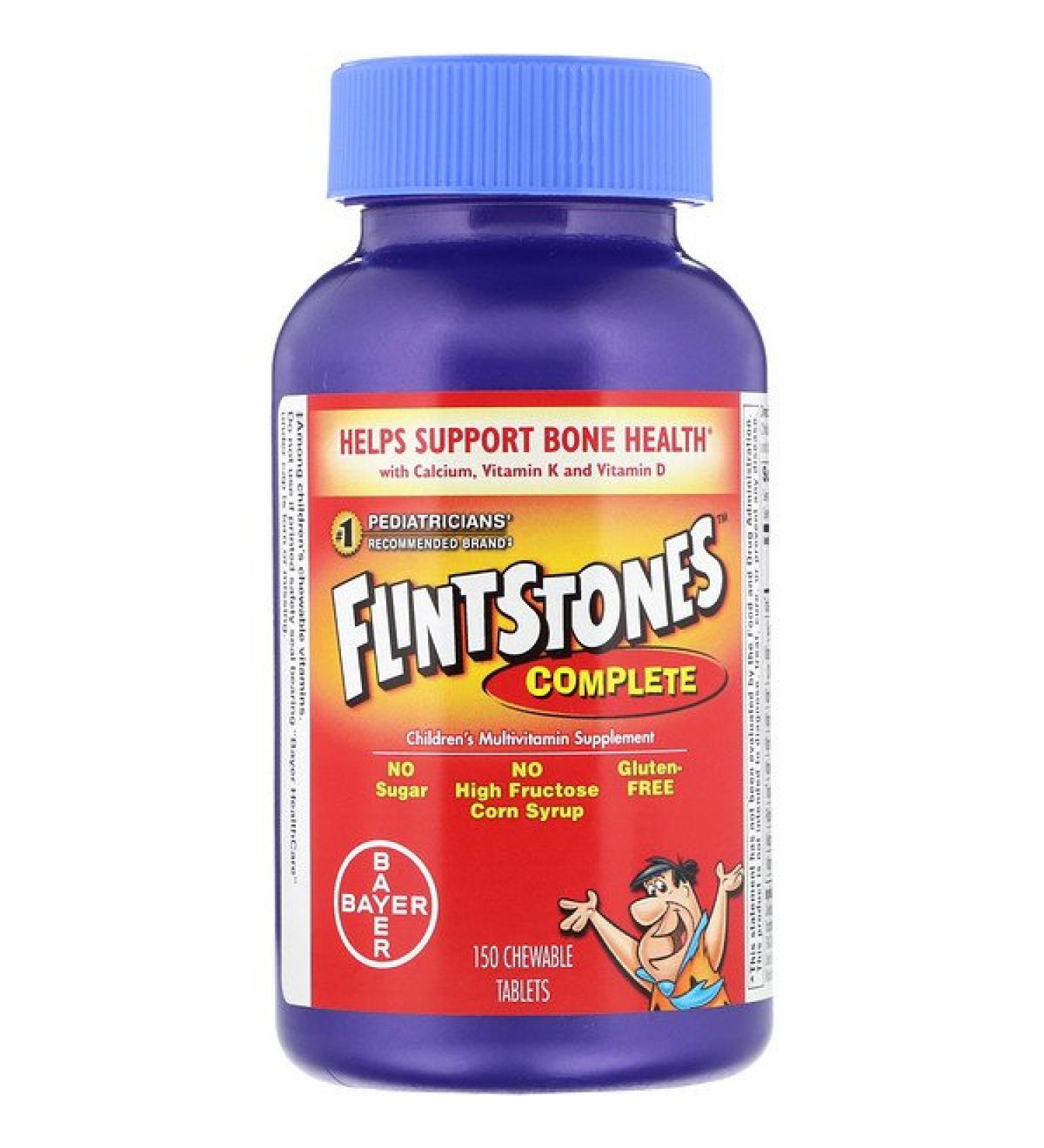 Flintstones Complete Children's Multivitamin Supplement 150 Chewable Tablets