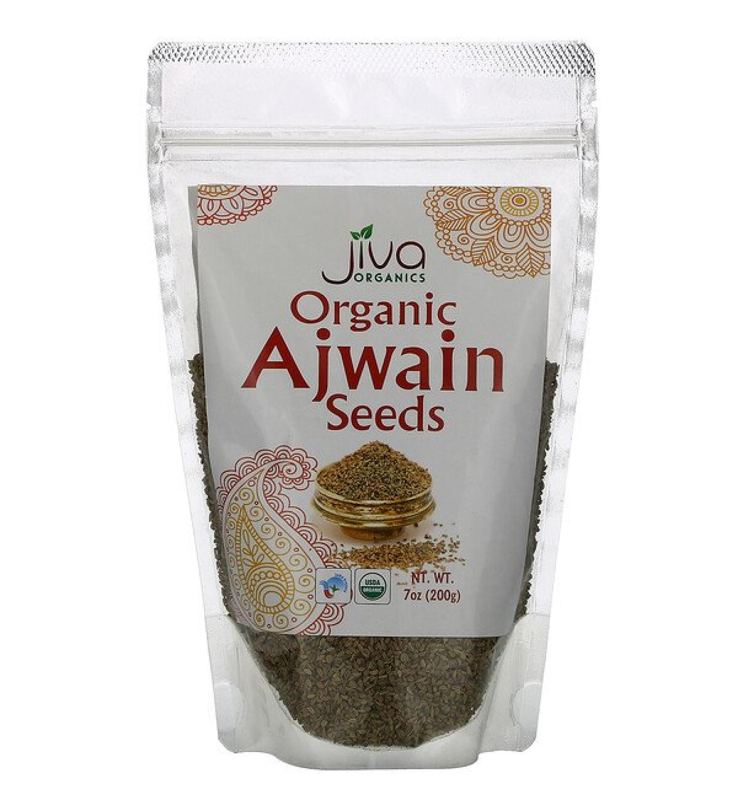 Jiva Organics Organic Ajwain Seeds 7 oz (200 g)