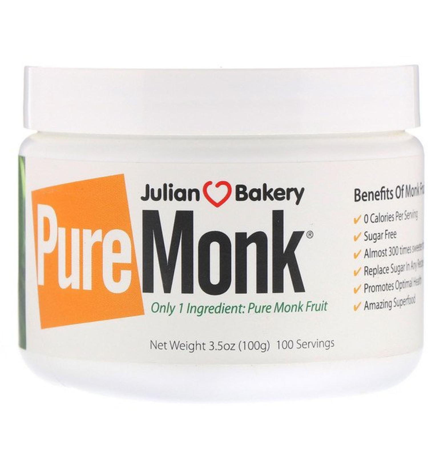 Julian Bakery Pure Monk Fruit 3.5 oz (100 g)