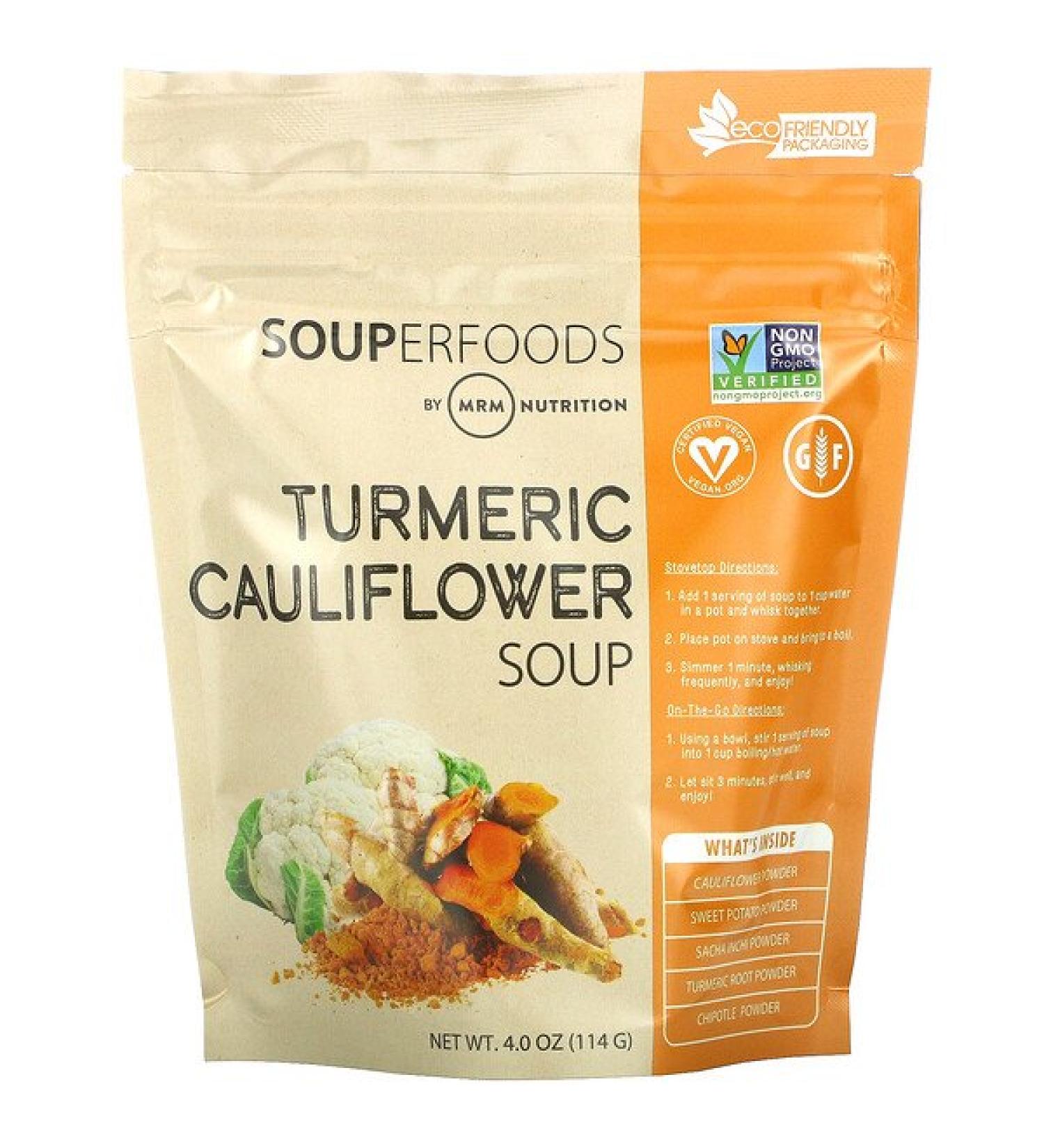 MRM Souperfoods Turmeric Cauliflower Soup 4.0 oz (114 g)