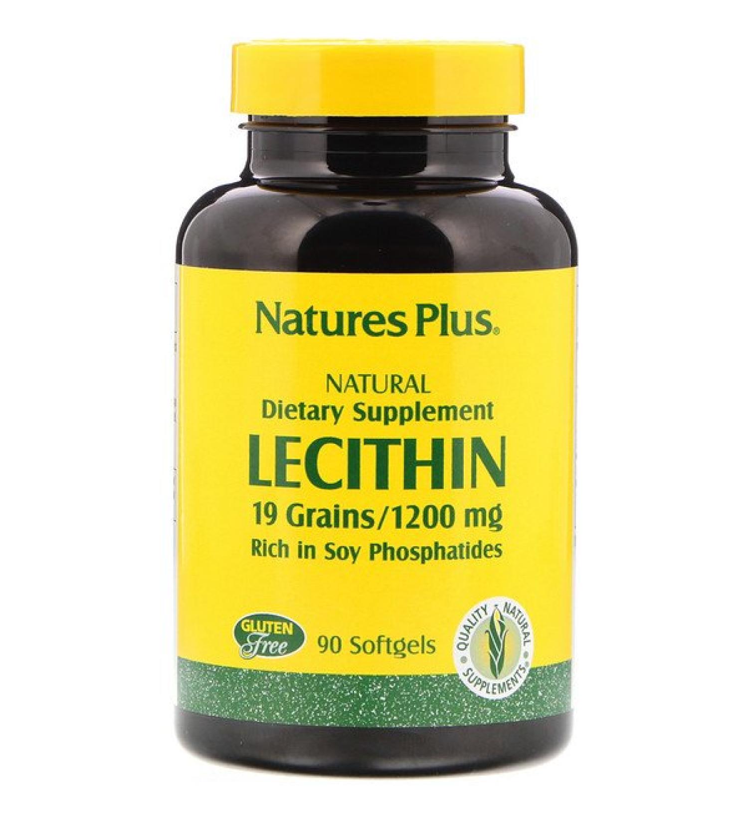 Nature's Plus Lecithin 1200 mg 90 Softgels