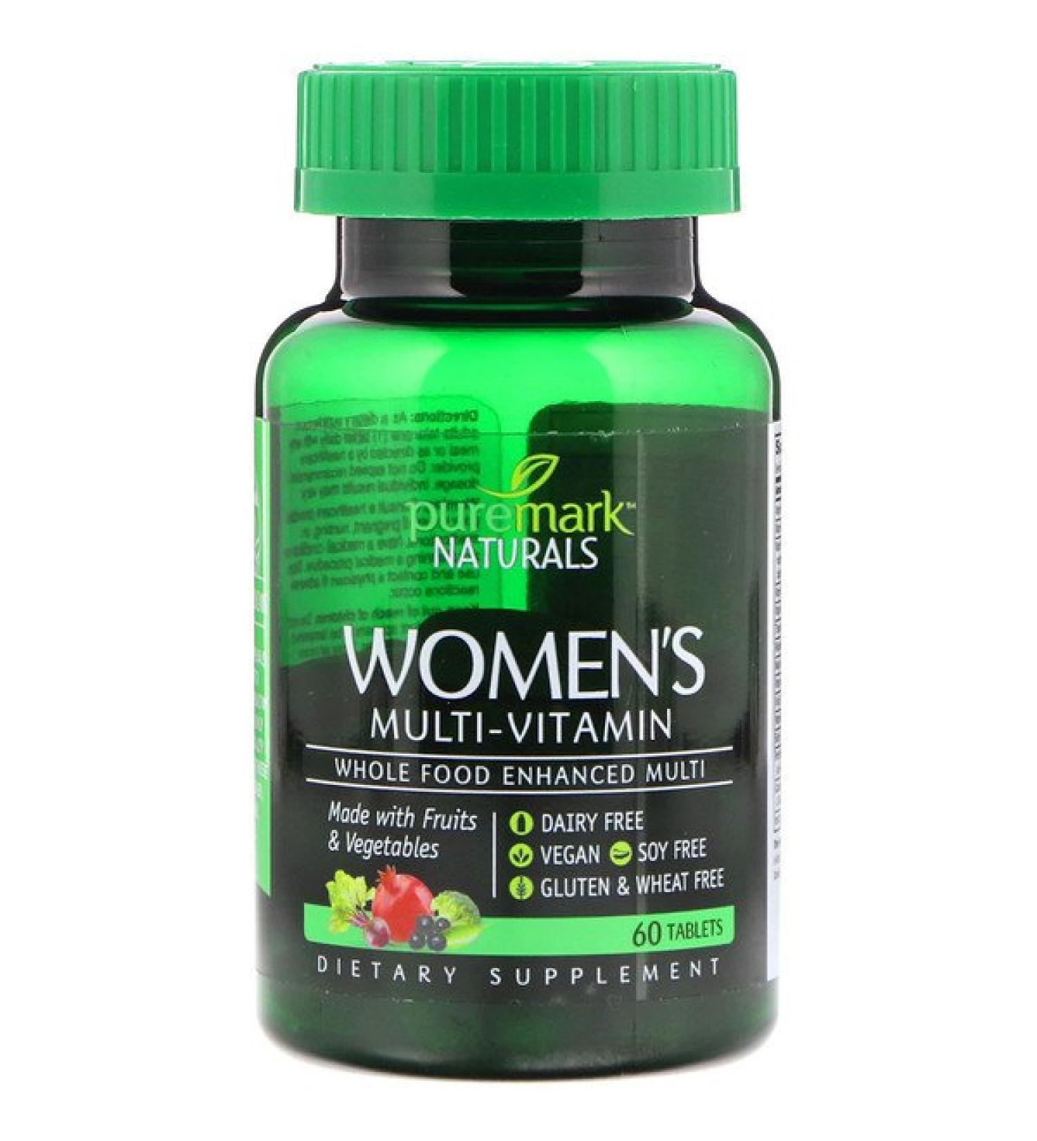 PureMark Naturals Women's Multi-Vitamin 60 Tablets