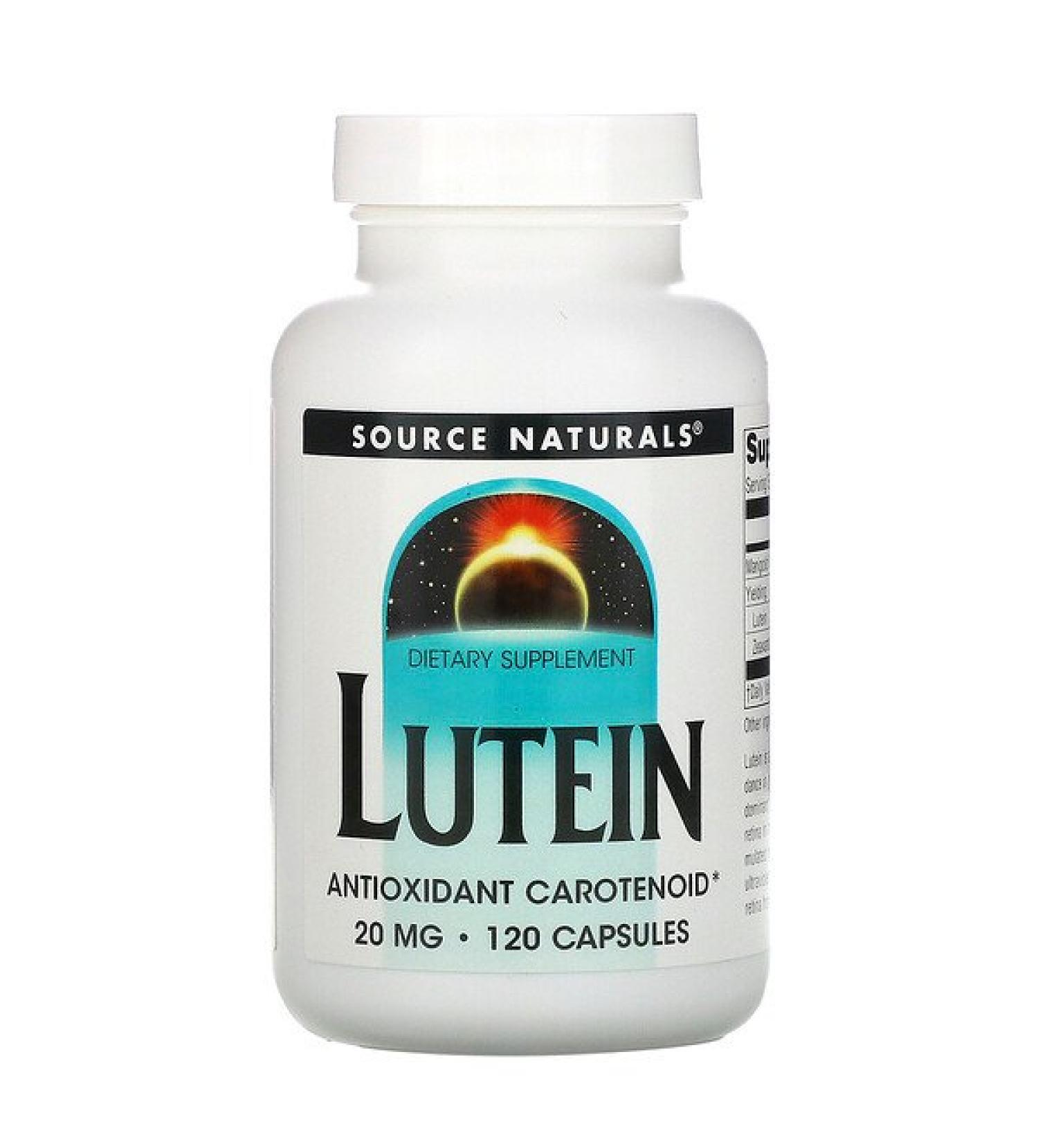 Source Naturals Lutein 20 mg 120 Capsules