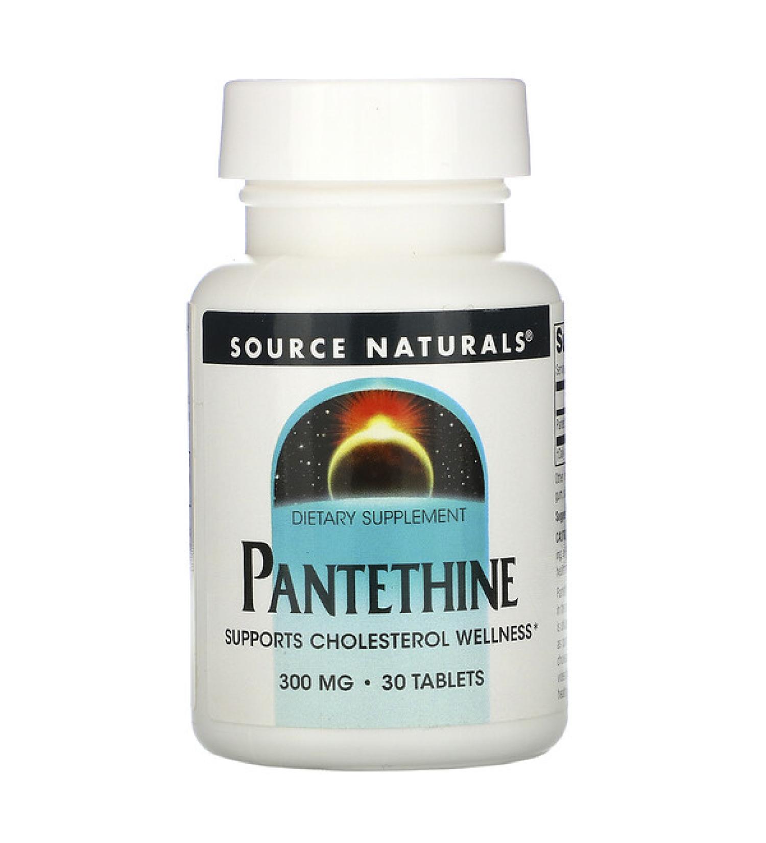 Source Naturals Pantethine 300 mg 30 Tablets
