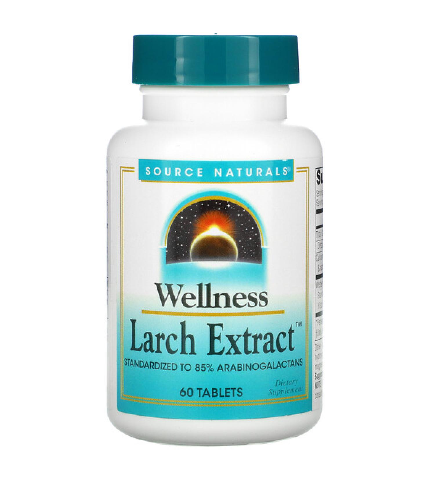 Source Naturals Wellness Larch Extract 60 Tablets