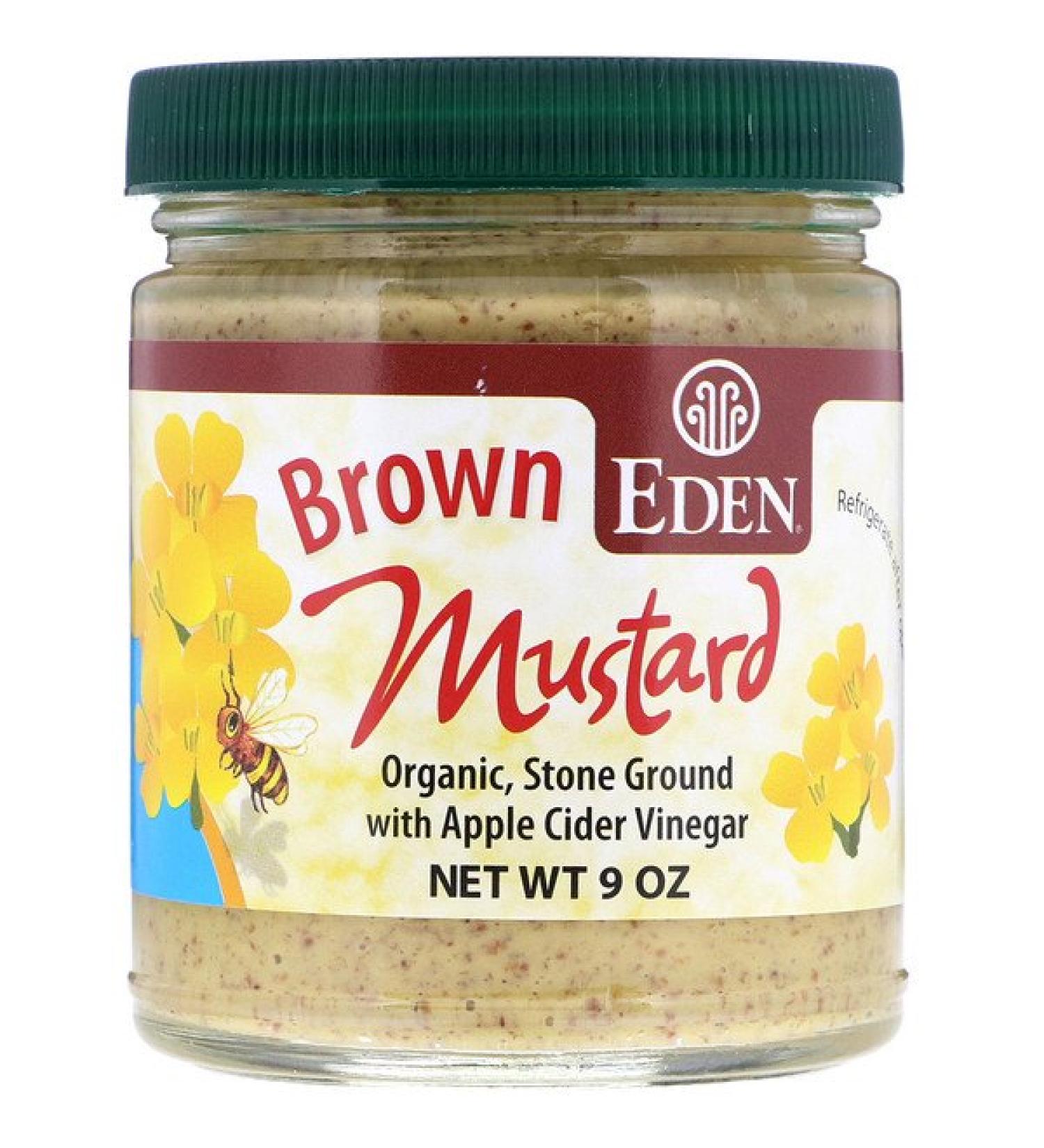 Eden Foods Organic Brown Mustard 9 oz (255 g)