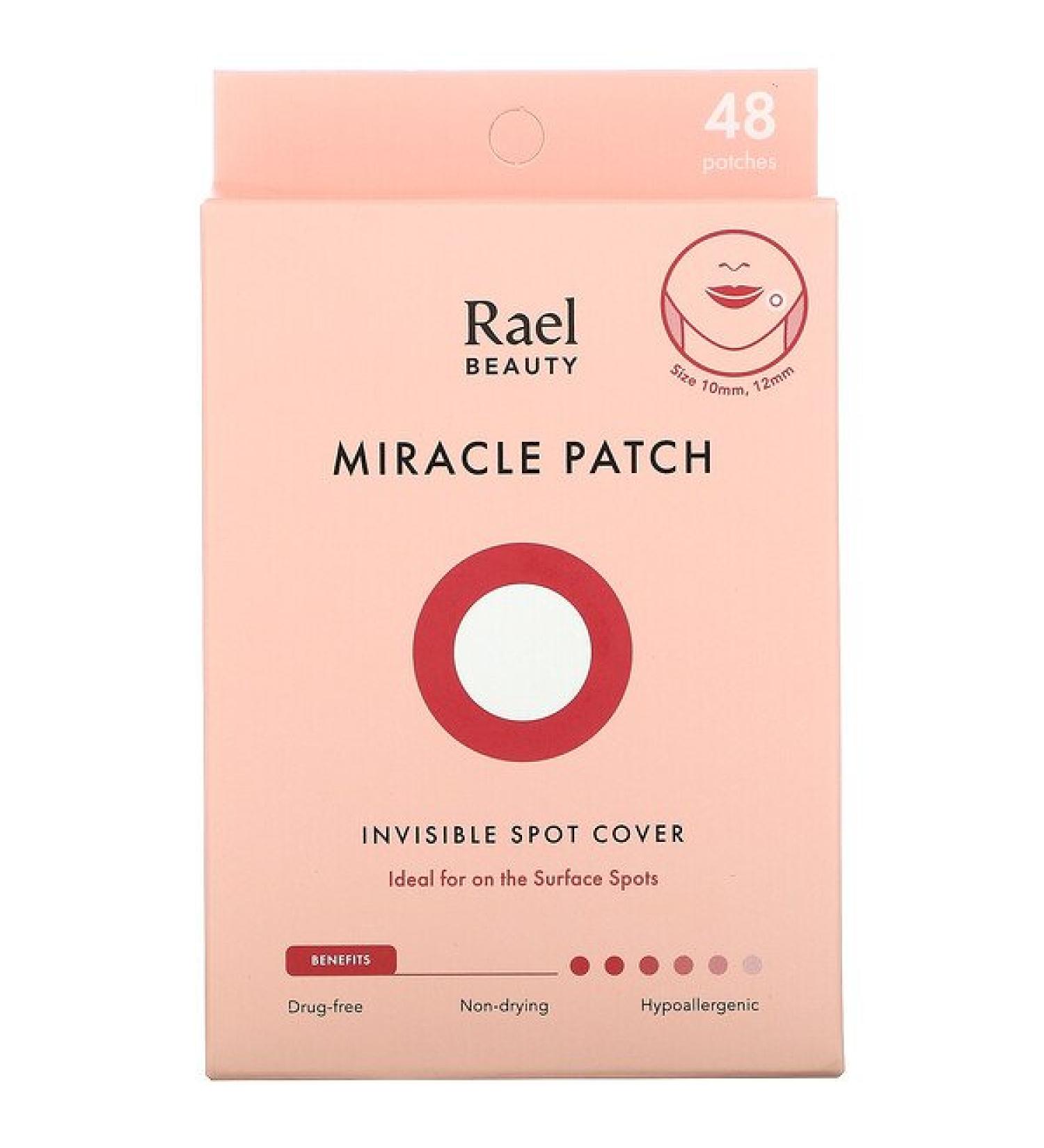 Rael Miracle Patch Invisible Spot Cover - 48 Acne Treatment Patches - Buy Online on GoSupps.com