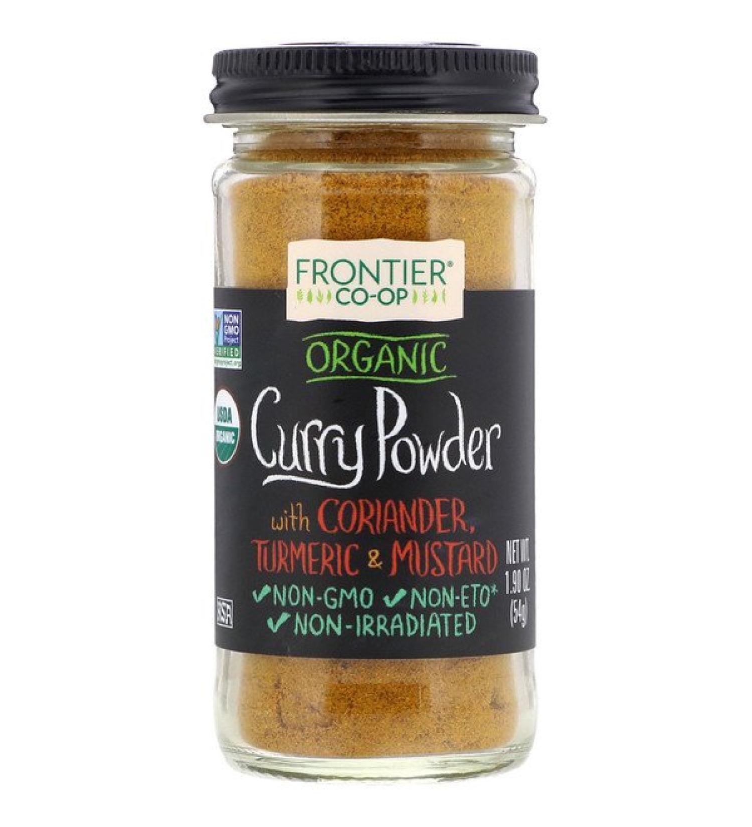 Frontier Natural Products Organic Curry Powder With Coriander Turmeric & Mustard 1.90 oz (54 g)