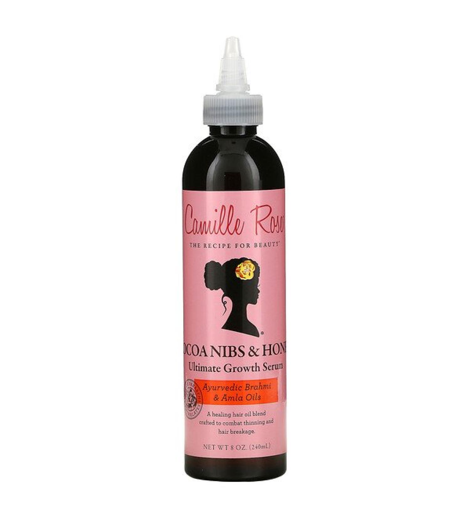 Camille Rose Ultimate Growth Serum Cocoa Nibs & Honey 8 oz (240 ml)