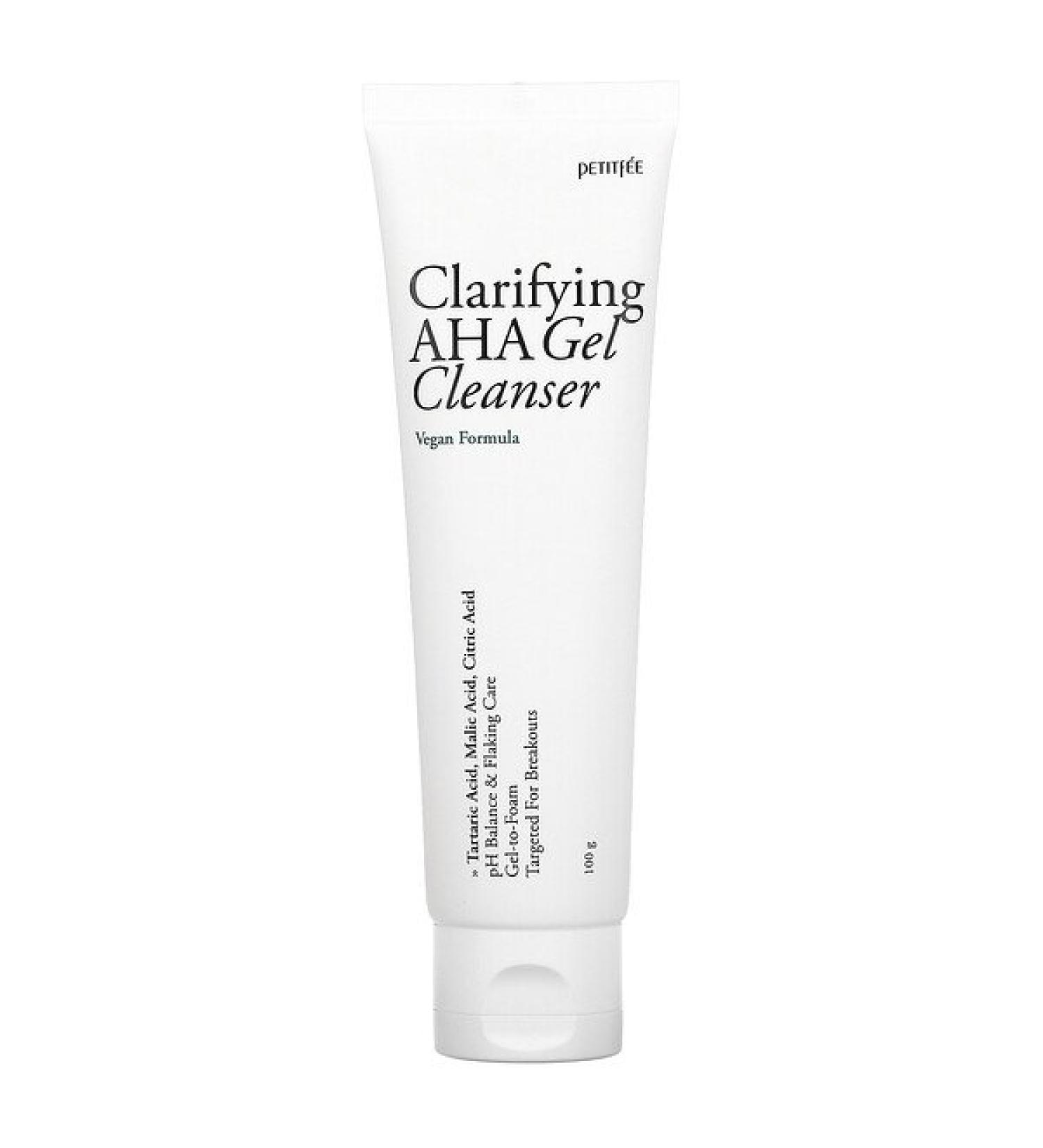 Buy Petitfee Clarifying AHA Gel Cleanser 100g - Exfoliating Face Wash for Clear Skin - Buy Online on GoSupps.com