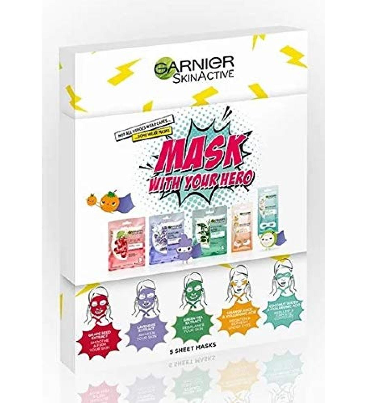 Garnier Tissue Collection 5 Sheet Masks