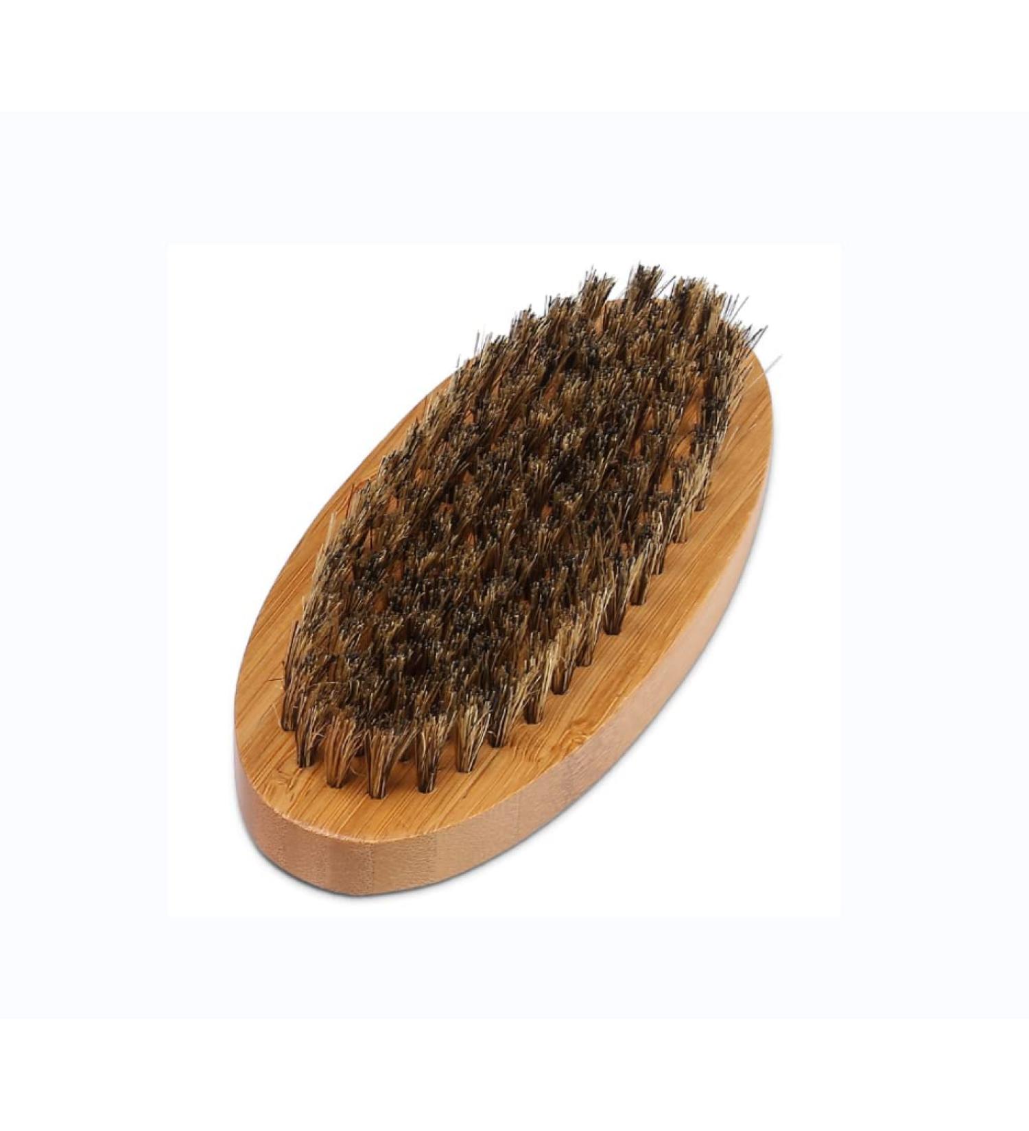 Natural Beard Brush for Husband/Father/Men Mustache and Beard Grooming Brush