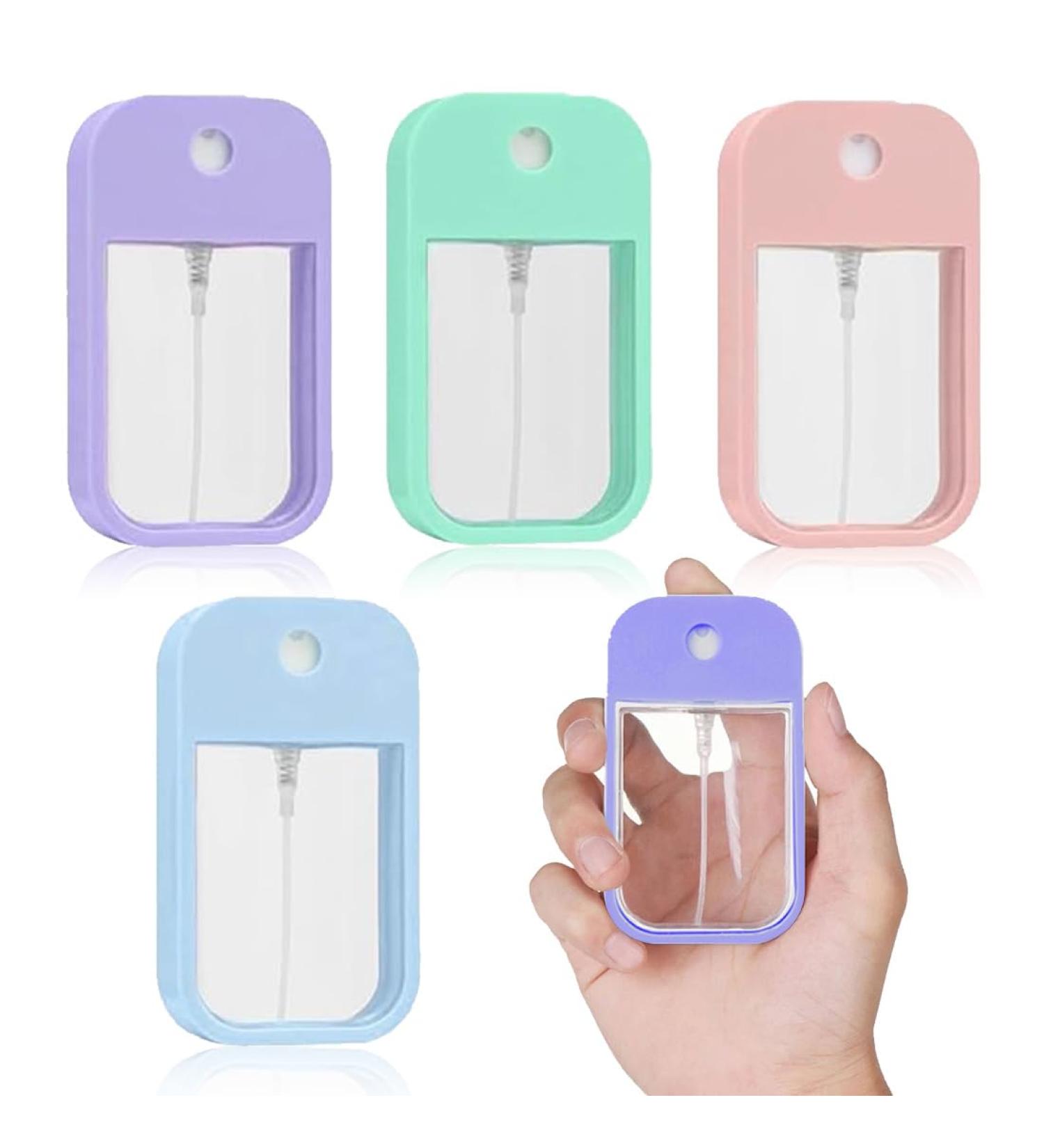 CISKHQR 4 Pieces Mini Glass Perfume Bottle Reusable Perfume Atomizer Bottle Oils and Fixing Agents for Cosmetic Liquids Perfume Samples - Buy Online on GoSupps.com