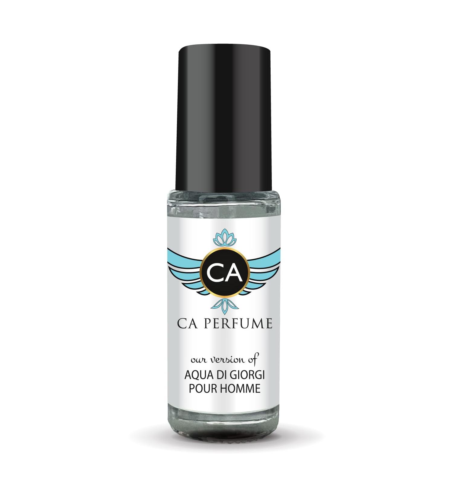 CA Perfume Impression of Aqua Di Giorgi Pour Homme For Men Replica Fragrance Body Oil Dupes Alcohol-Free Essential Aromatherapy Sample Travel Size Concentrated Long Lasting Roll-On 0.14 Fl Oz/4ml-X1 - Buy Online on GoSupps.com