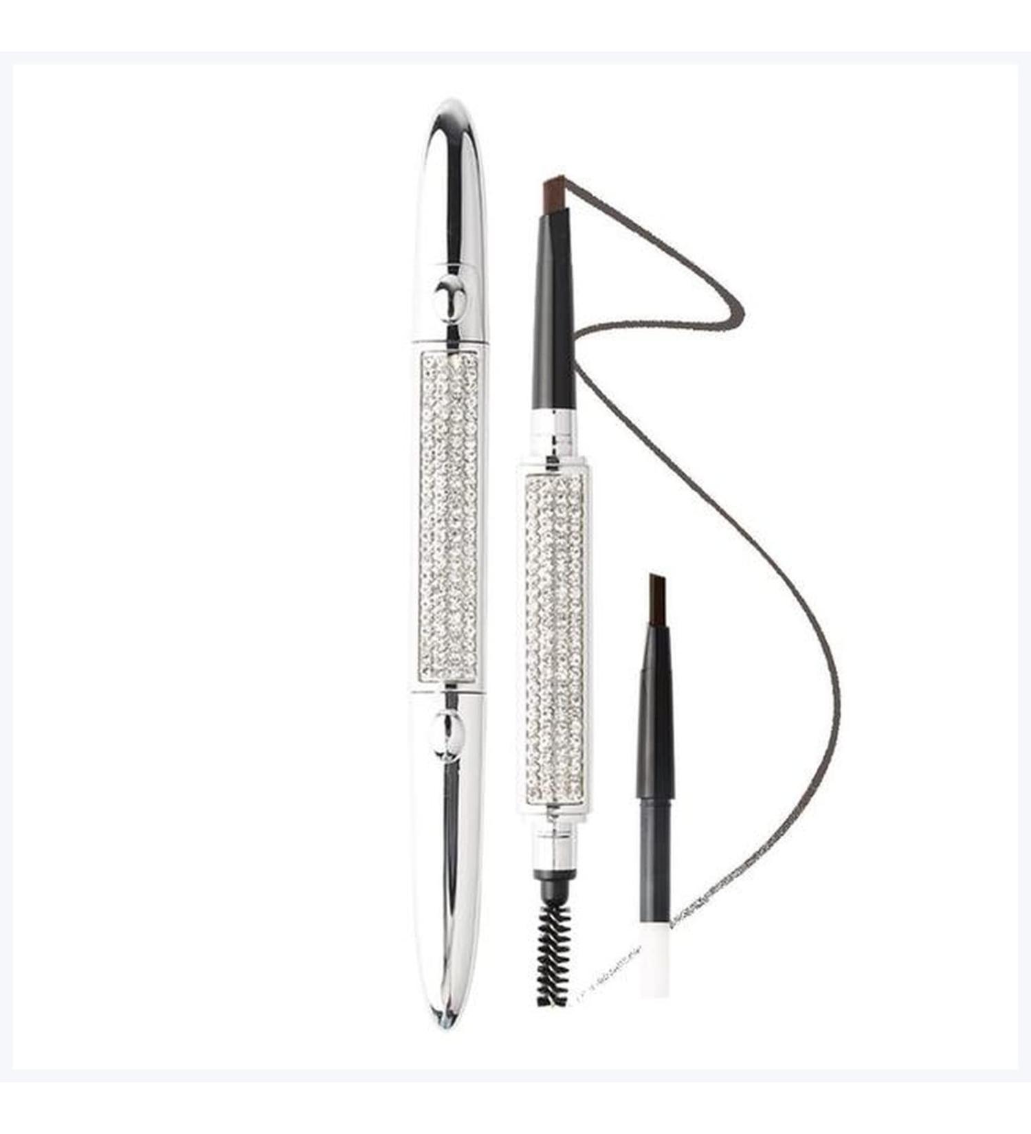  PiurUf Eyeliner Eyebrow Mouse Saint-Stylo Double-Headed Waterproof Long-Lasting Fashionable and Exquisite Good Color Finish Not Easy to Smudge Eyeliner Black (China) - Buy Online on GoSupps.com