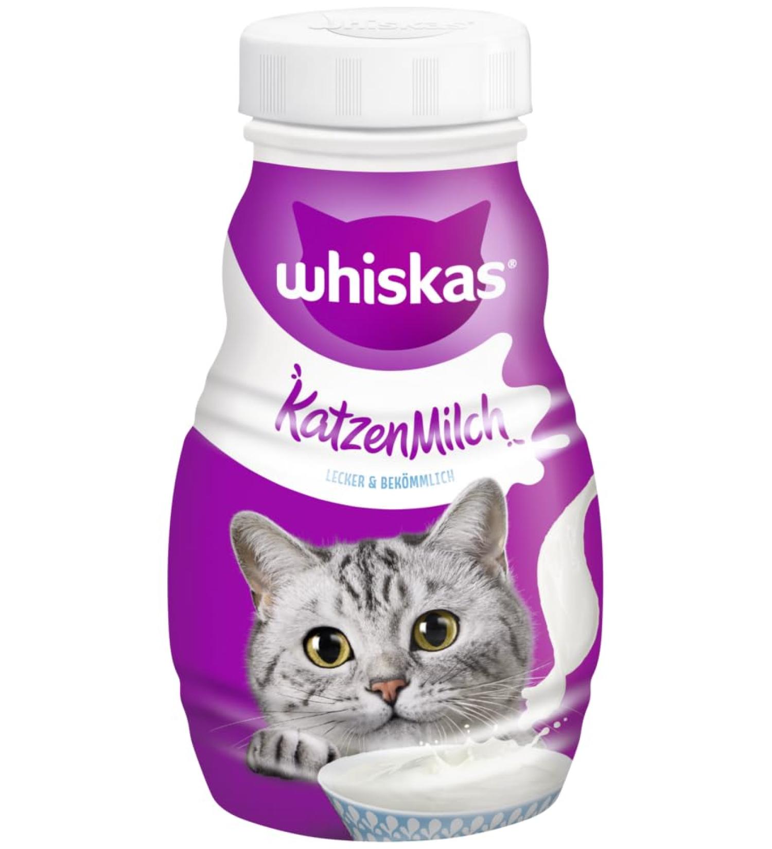 WHISKAS Cat Milk 200ml - Supplementary Feed for Cats & Kittens Over 6 Weeks | International Shipping Available - Buy Online on GoSupps.com
