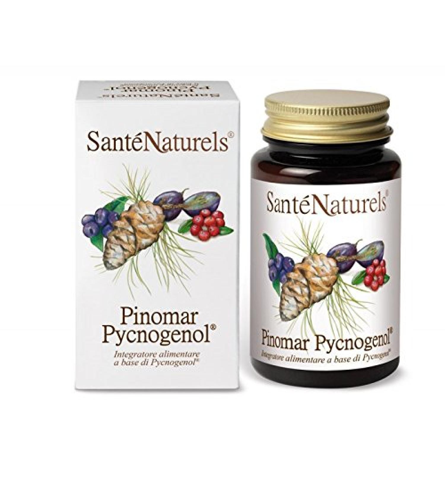 Buy Pinomar Sant with Pycnogenol Capsules - Boost Your Health with Natural Antioxidants | International Shipping Available - Buy Online on GoSupps.com