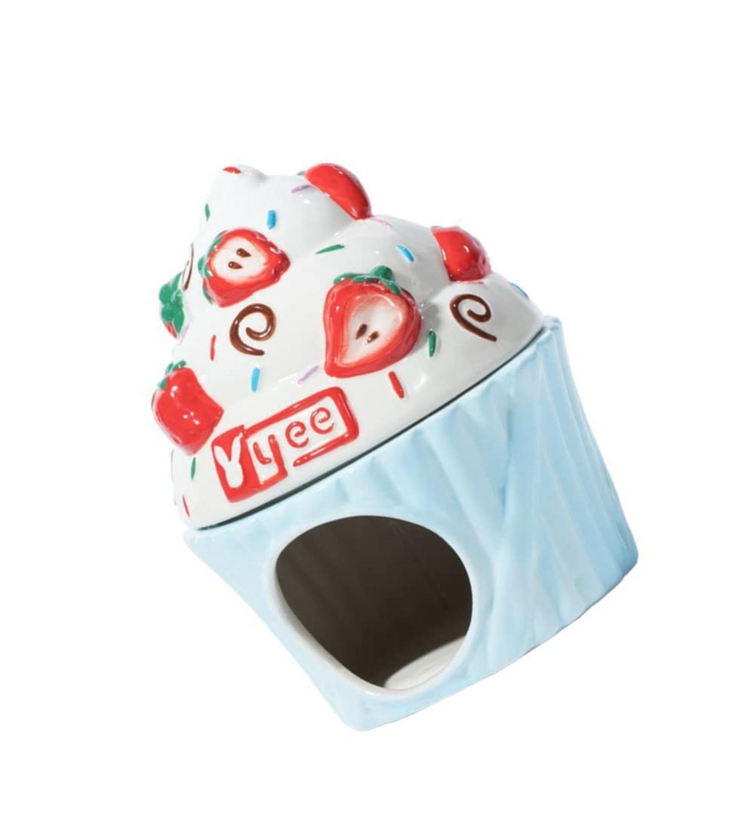 POPETPOP Hamster Hideout Hamster Nest Bathtub Accessories Animal Cage Cartoon Hamster Small Hamster House Summer Pet Supplies - Buy Online on GoSupps.com