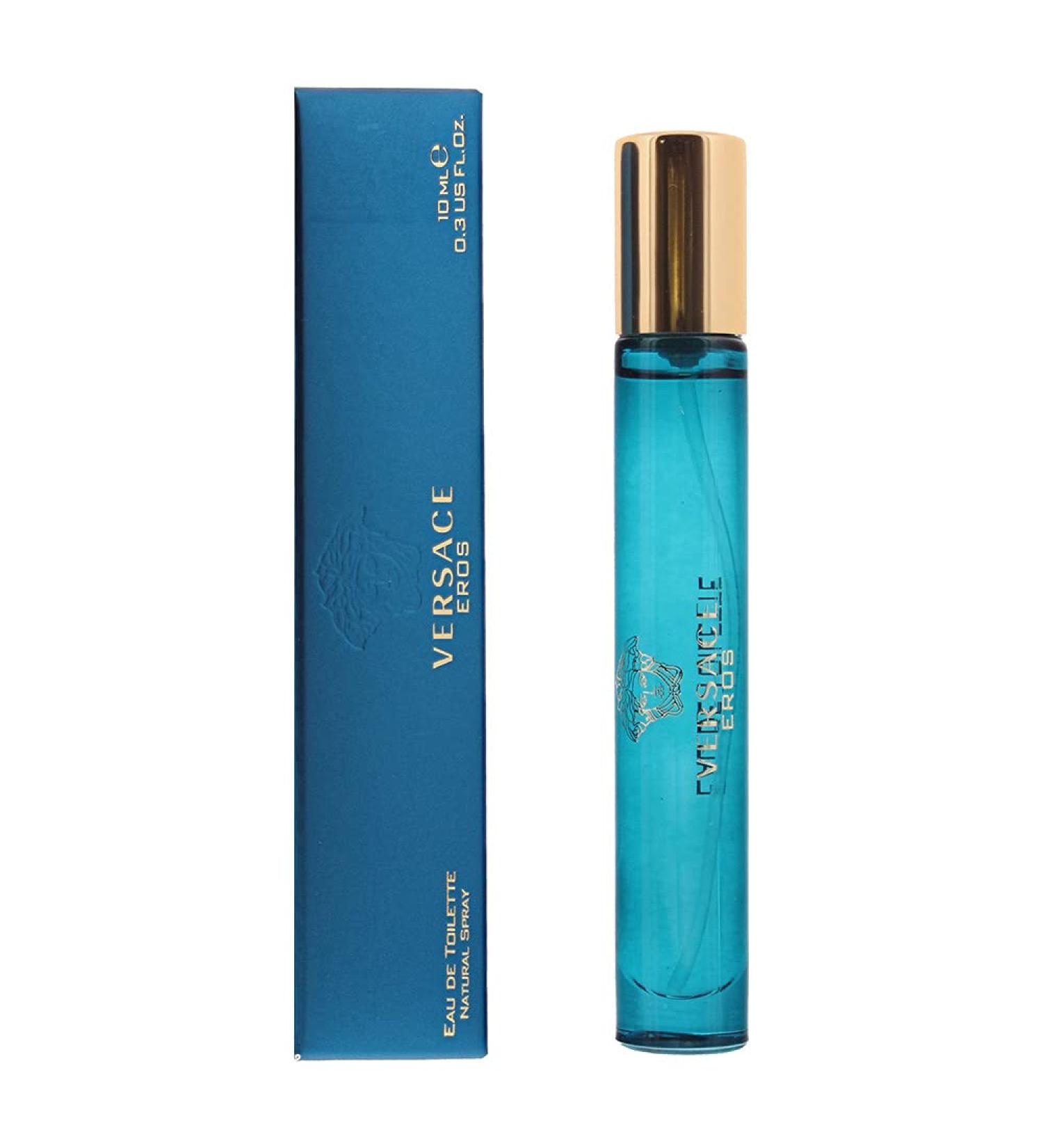 Versace Eros for Men Travel Spray Eau de Toilette 0.33oz / 10ml 0.3 Fl Oz (Pack of 1)