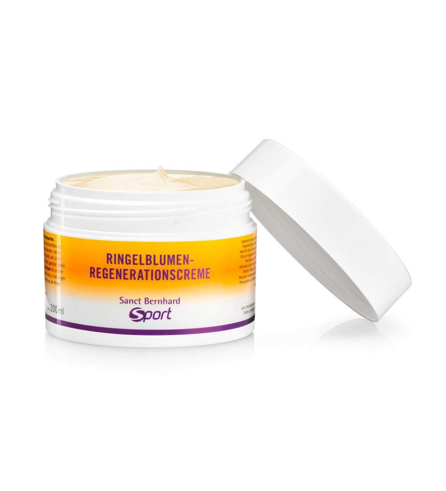 Sanct Bernhard Sport Ringleflower Regeneration Cream 200ml | Anti-Inflammatory & Soothing Full Body Cream | Natural Extracts | German Quality Tested | International Shipping Available - Buy Online on GoSupps.com