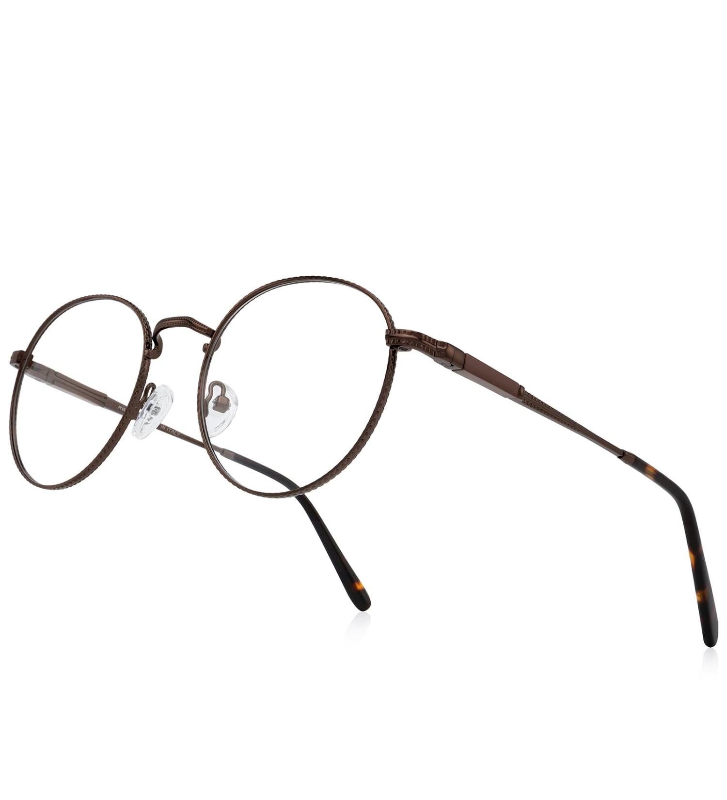 Round Reading Glasses for Women & Men | Vintage Retro Blue Light Blocking | 2.0x Computer Readers - Stylish & Comfortable - Buy Online on GoSupps.com
