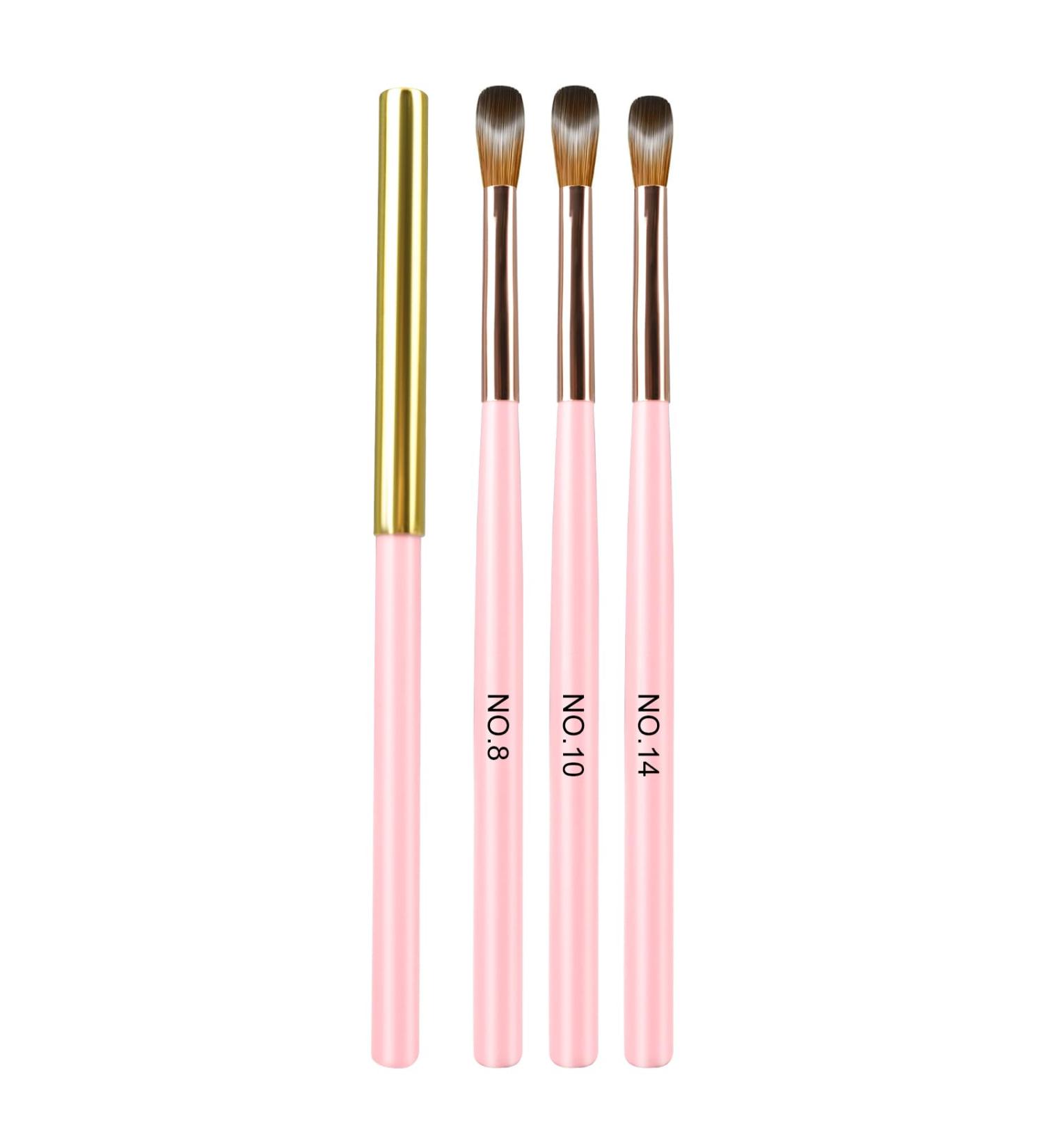 LEDSUUEI Kolinsky Acrylic Nail Brush Set - Size 8/10/14 - High Quality Durable Brushes for Beginner Nail Art - Ideal for Acrylic Powder and Gel Nails - 3D Nail Art Tool - A-COLOR - Buy Online on GoSupps.com