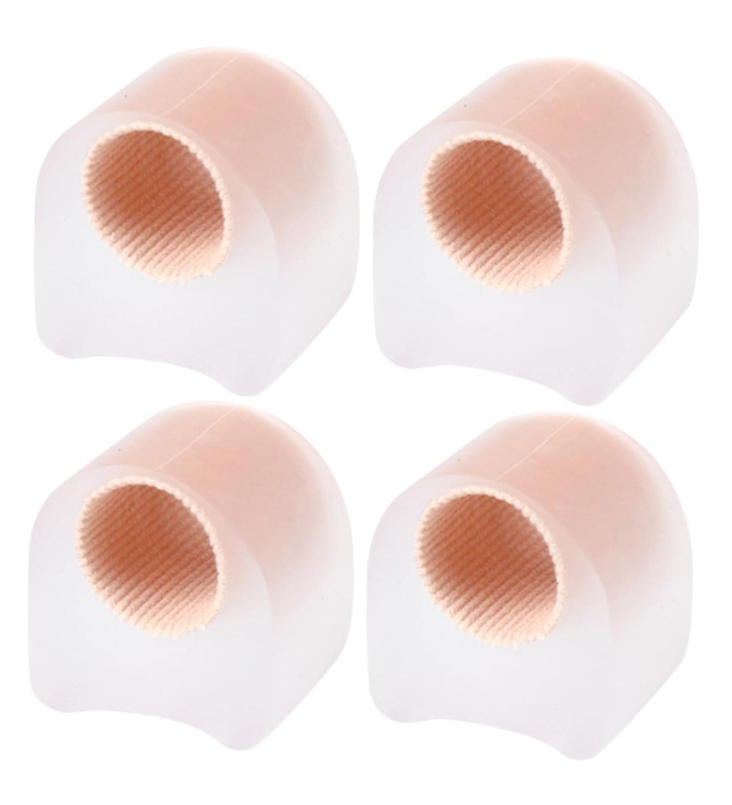 Lurrose 2 Pairs Silicone Gel Toe Spacers & Bunion Protector Sleeves - Multipurpose Fiber Tool for Men, Small Toes Separators - 2.7x2.2cm - Buy Online on GoSupps.com