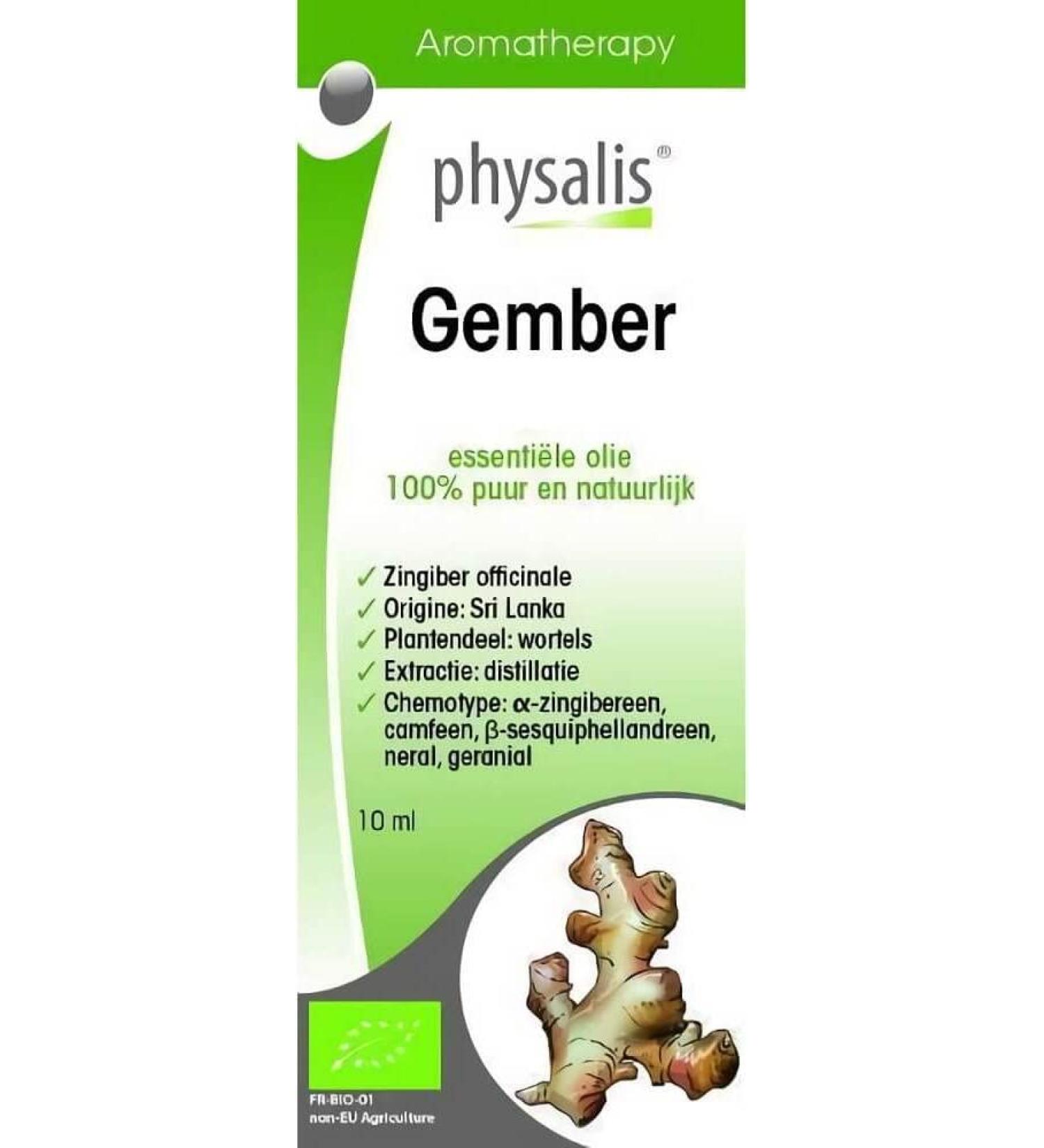 PHYSALIS - EATING. JENGIBRE 10ml ORGANIC PHYSALIS