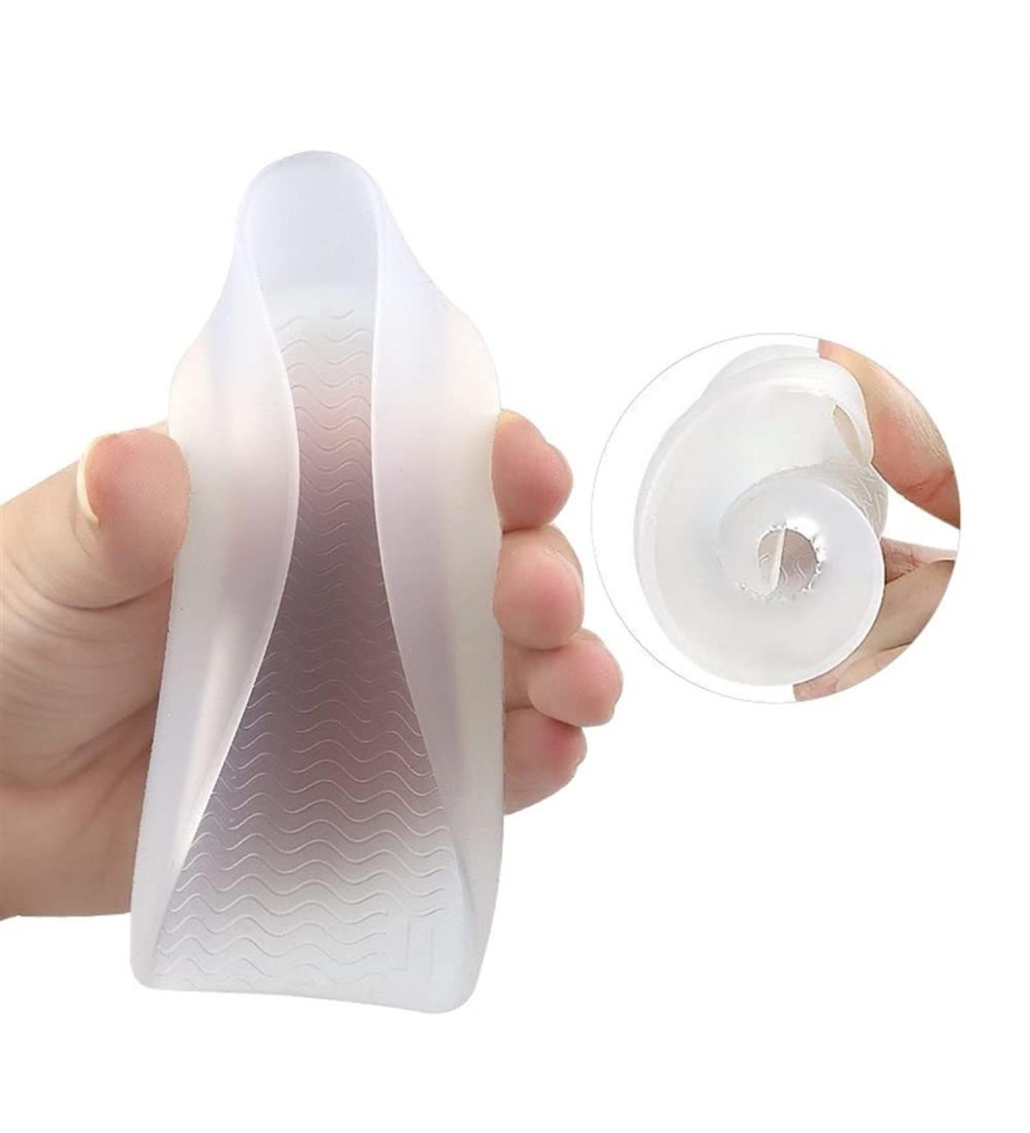 X-Large Silicone Heel Cushion Pads | Shock Absorption & Pain Relief for Heel Spurs | Soft Comfort for Women - Buy Online on GoSupps.com