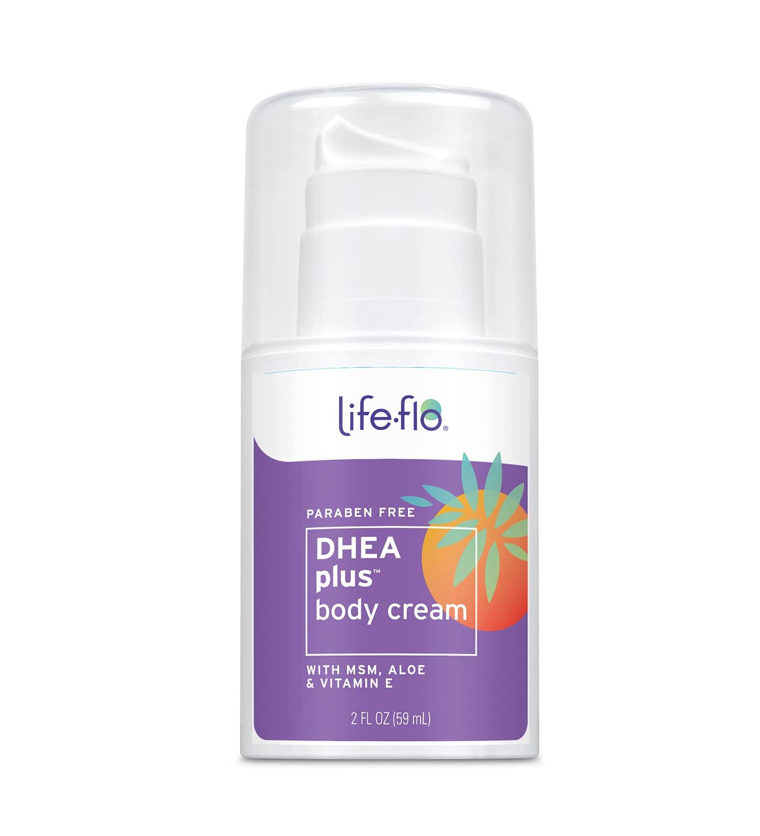 Buy Life-flo DHEA Plus Highly Absorbent Body Cream 2 oz - Enhance Skin Health - Buy Online on GoSupps.com