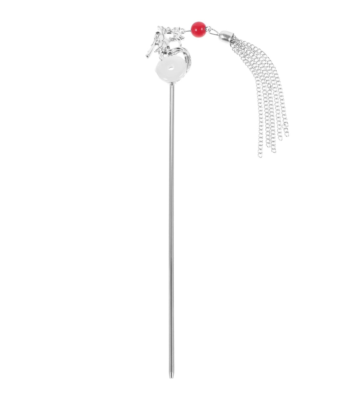 FRCOLOR Dragon Hair Stick Tassels Hairpin Chinese Hanfu Hair Stick Antique Style Hair - Buy Online on GoSupps.com