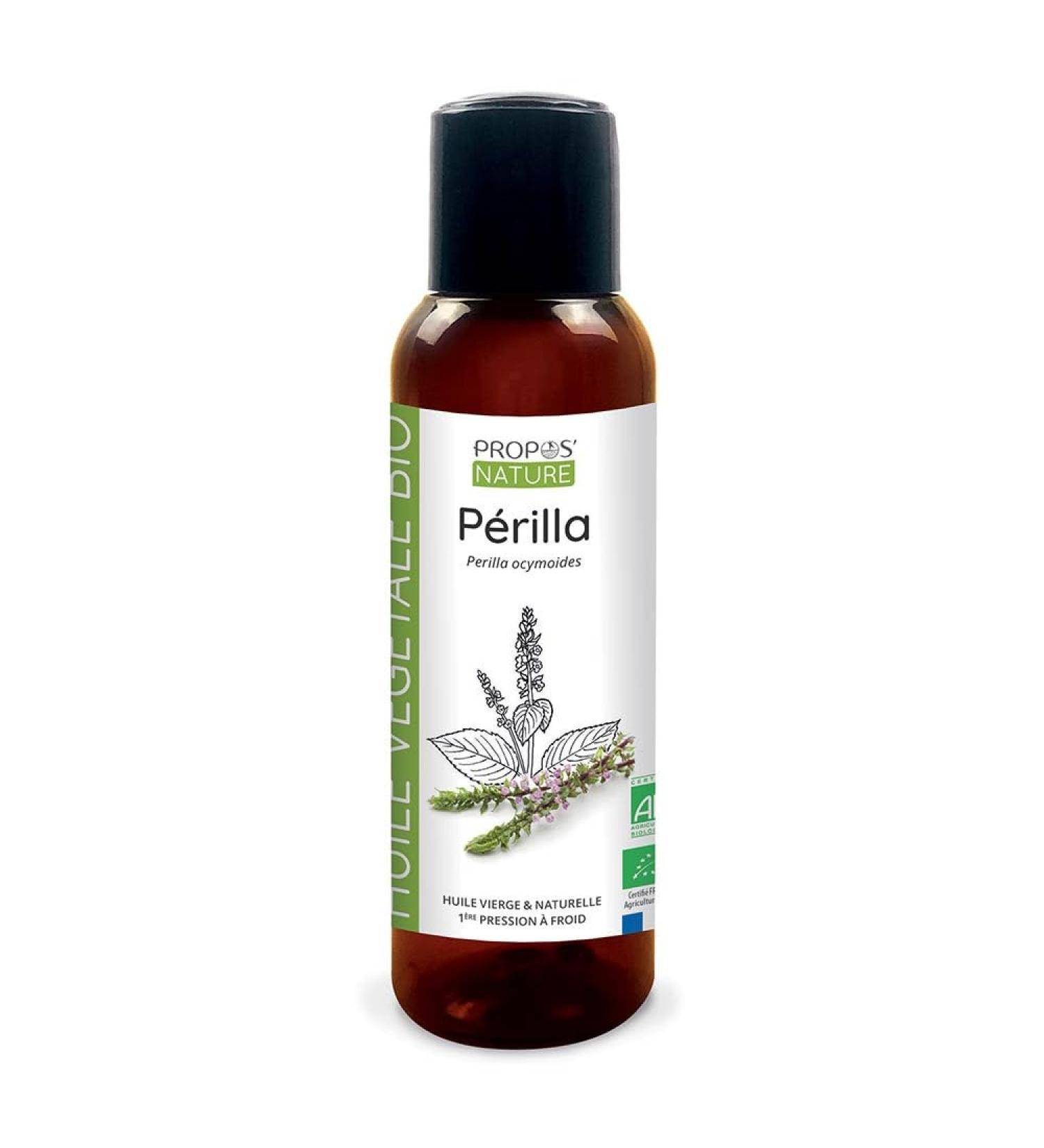 Organic Perilla Oil - Perilla ocymoides seed oil - 100% pure and natural - 100ml - PROPOS'NATURE - Buy Online on GoSupps.com