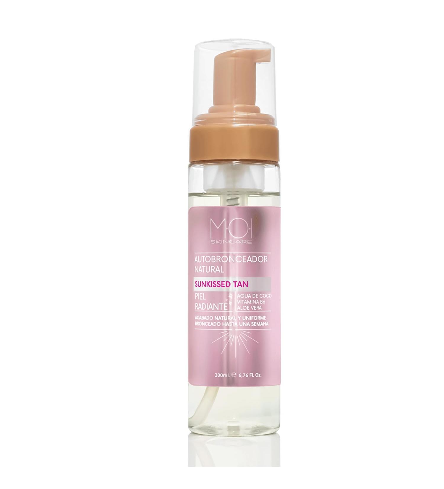NATURAL FOAM SELF-TANNER WITH COCONUT WATER natural tan up to 1 week 200ml MOI SUNCARE