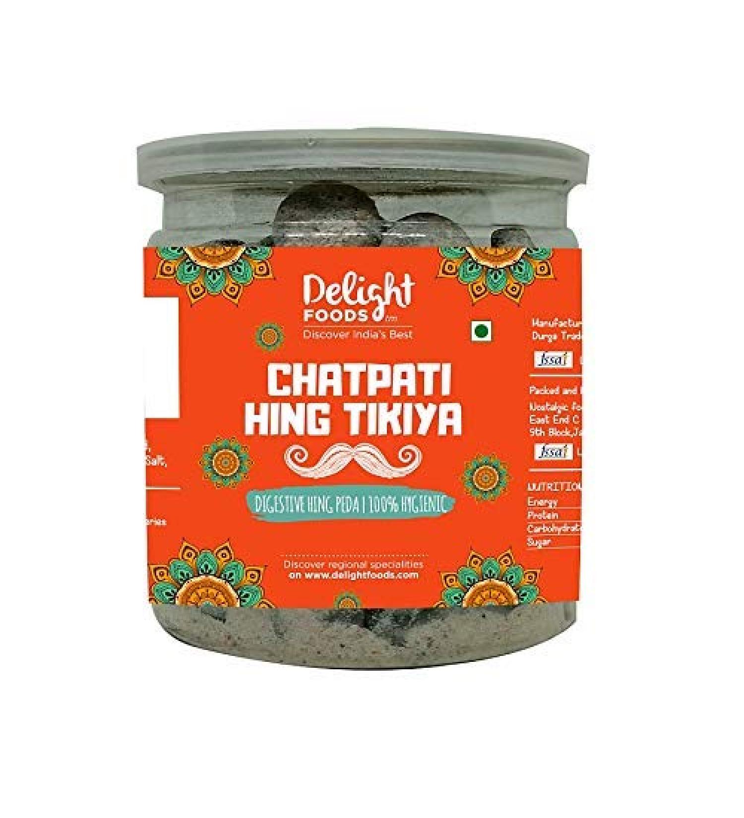 Delight Foods Traditional Churans - Premium Quality - Hygienically Packed (Chatpata Hing Tikiya 300G)_Packing May Vary
